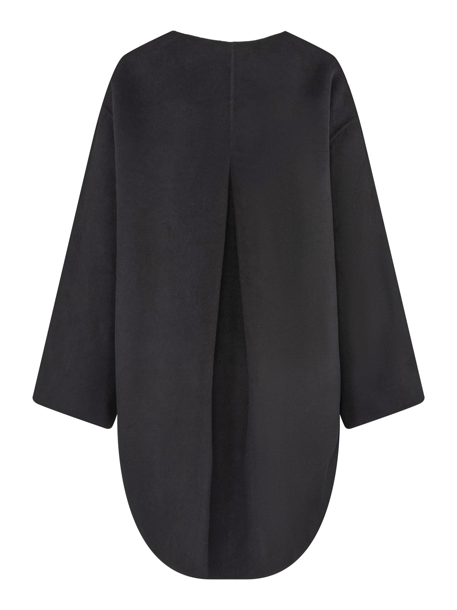 Sandy Wool Coat With Scarf Jakker