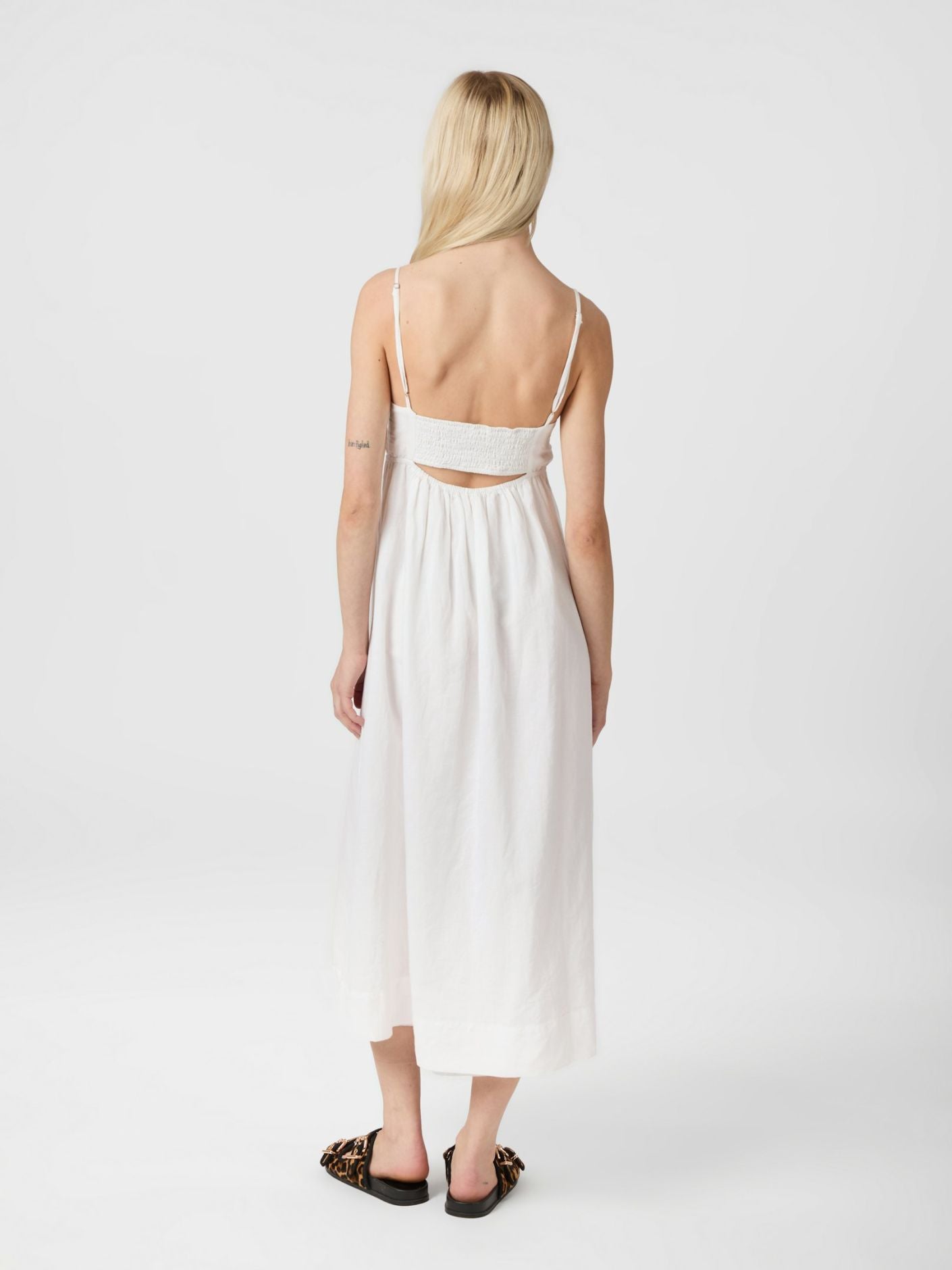 Savani Long Linen Dress - Kjoler