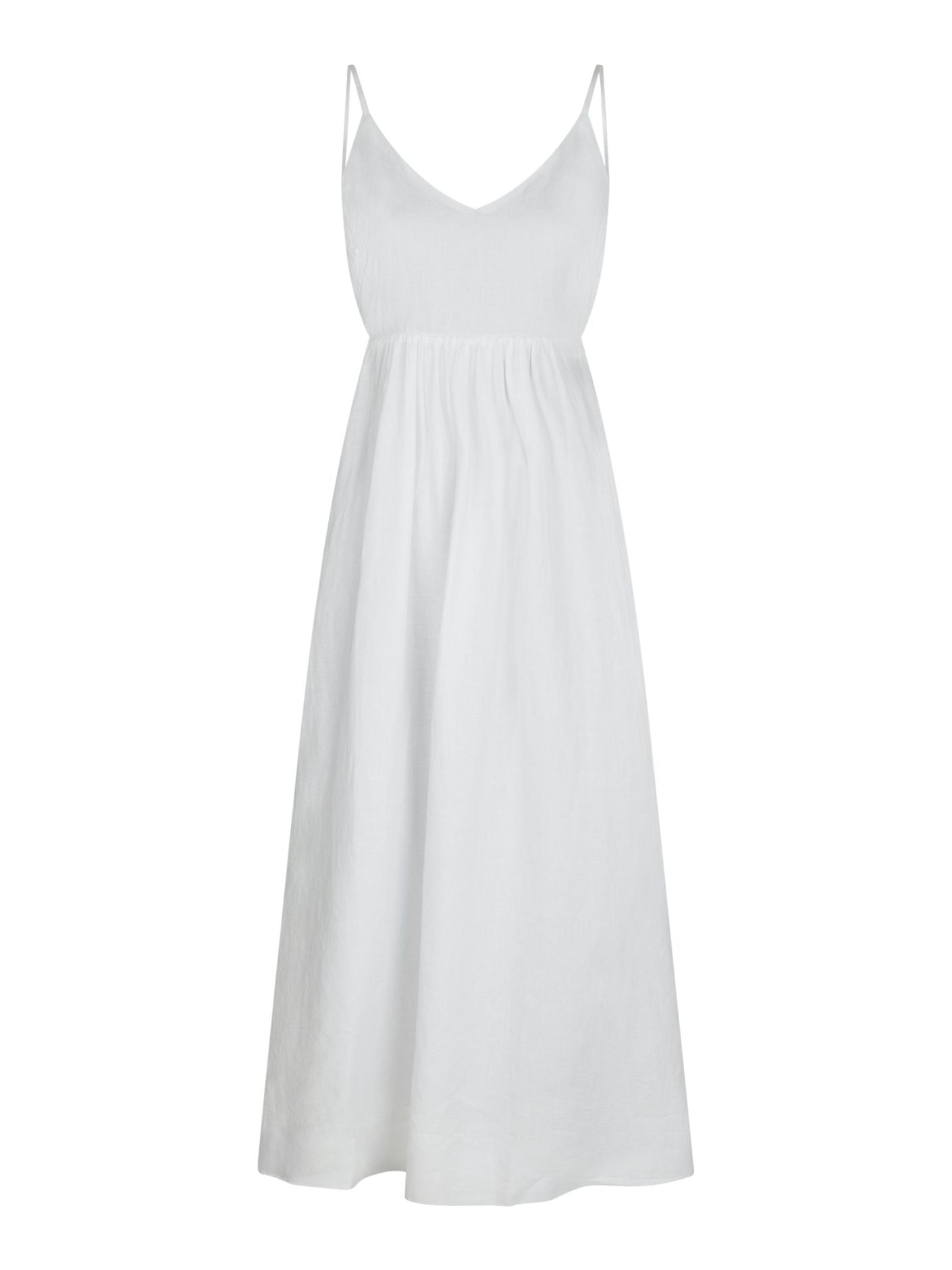 Savani Long Linen Dress - Kjoler