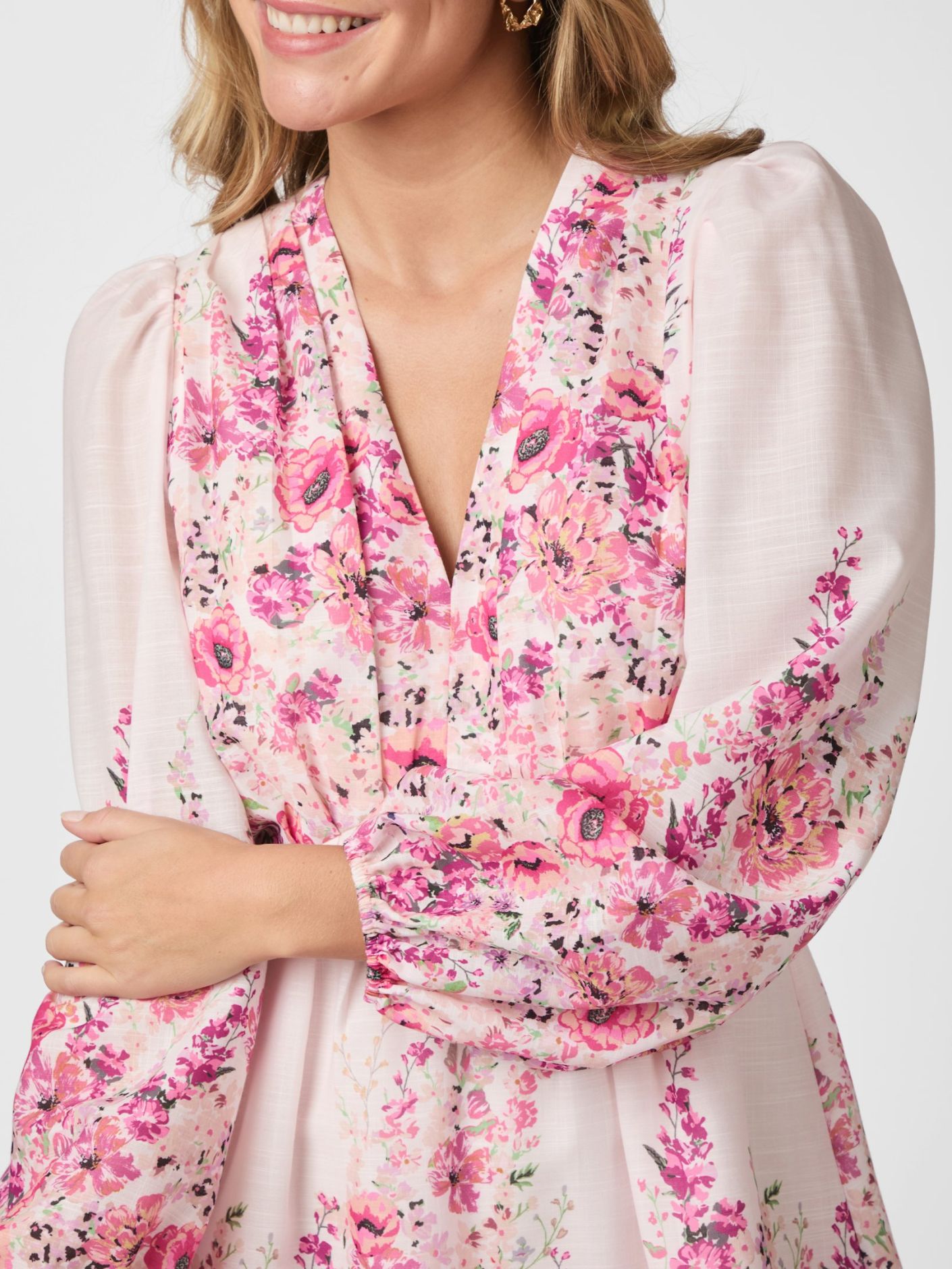 Semila Flower Print Dress - Kjoler