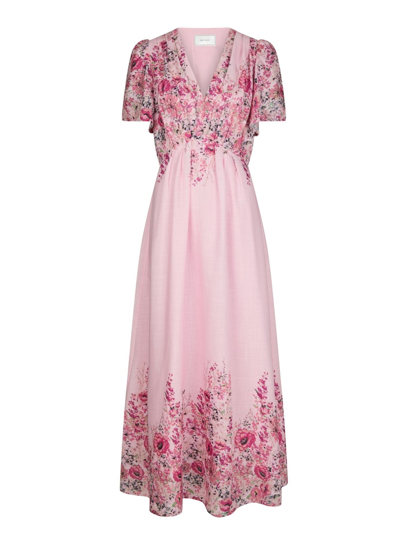 Serna Flower Print Dress - Kjoler