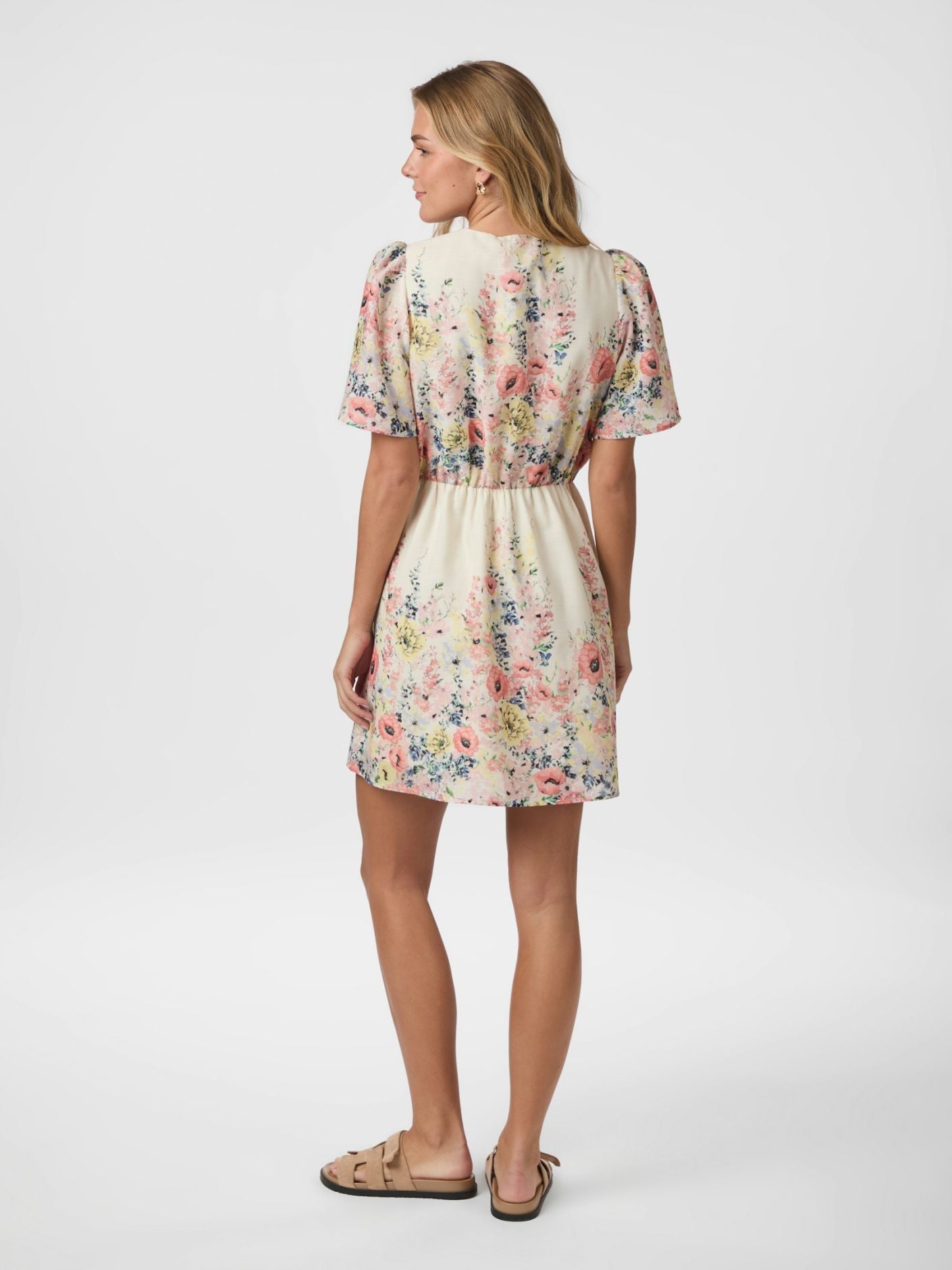 Shena Flower Print Dress Kjoler