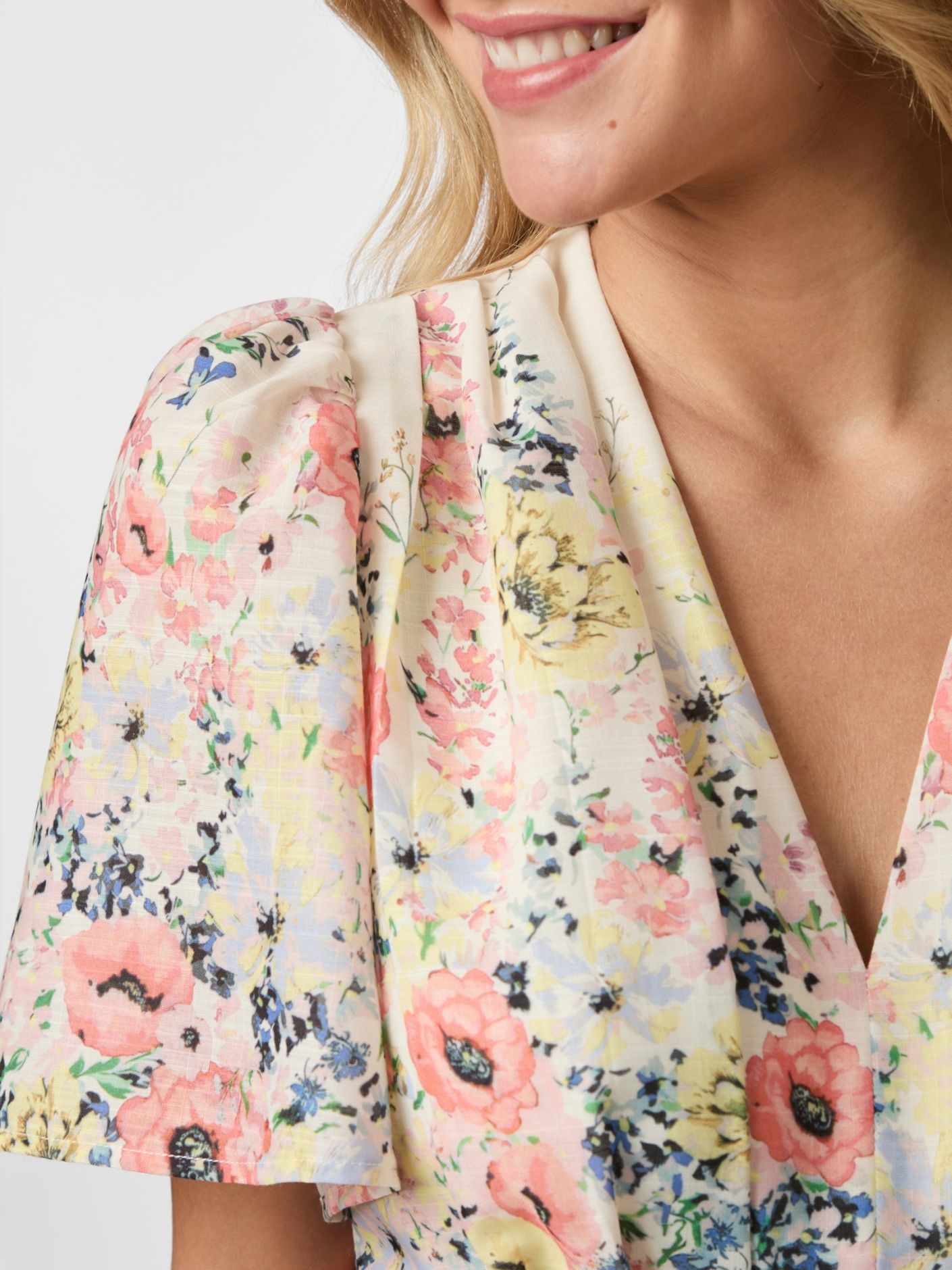 Shena Flower Print Dress Kjoler