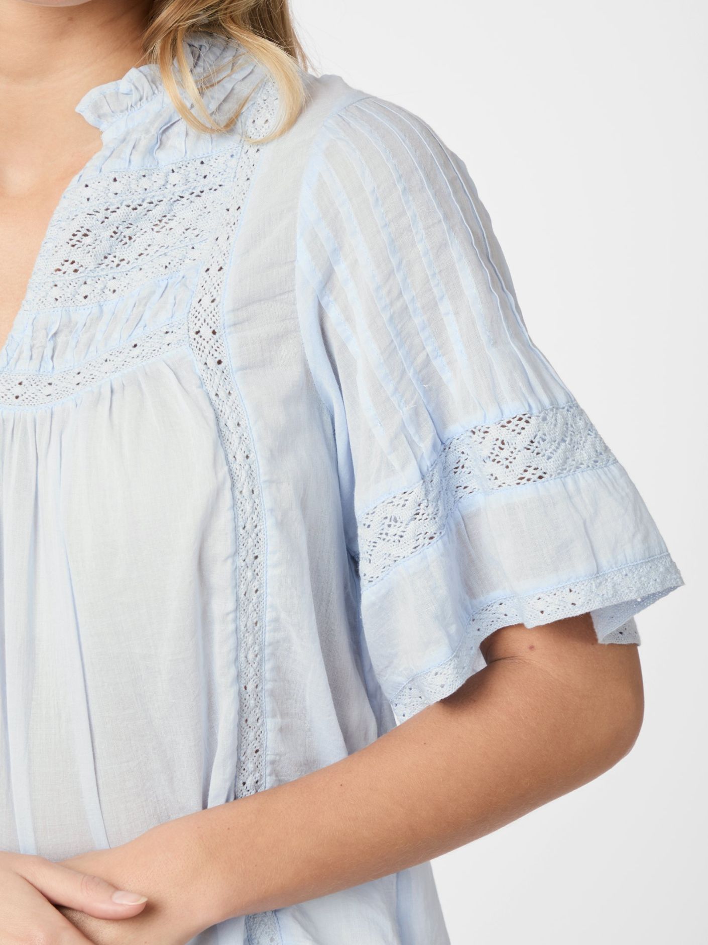 Siama S Voile Blouse - Overdeler