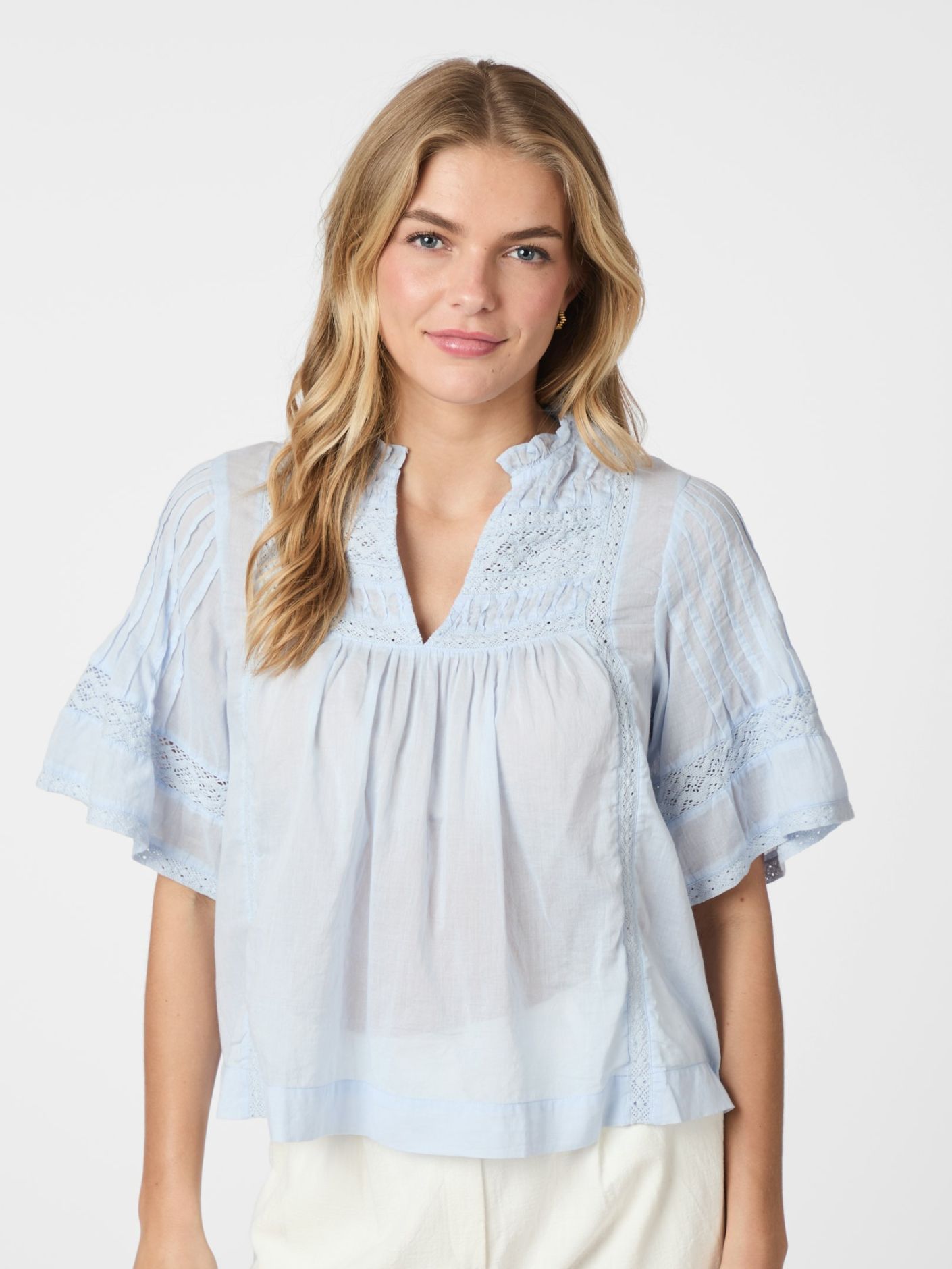 Siama S Voile Blouse - Overdeler