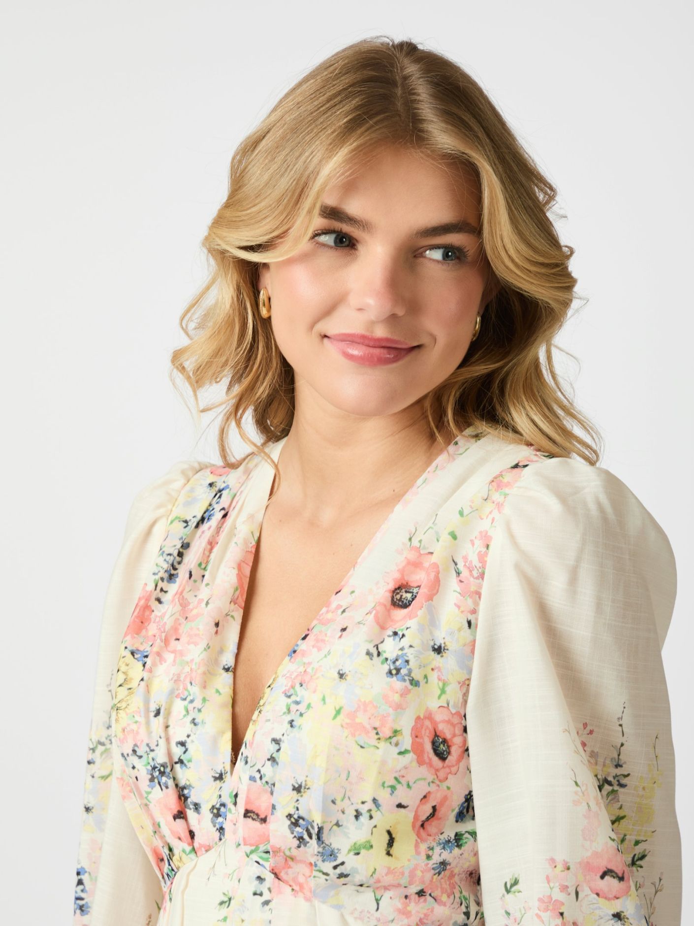 Silfi Flower Print Dress - Kjoler