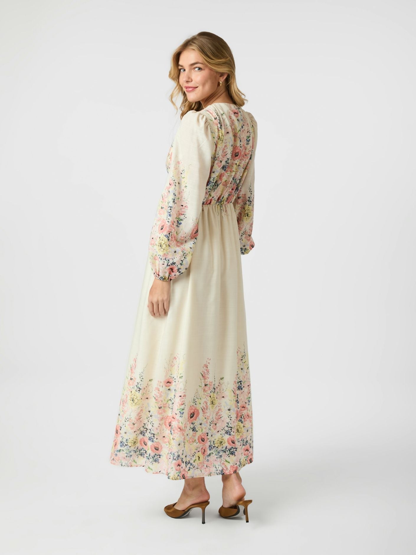 Silfi Flower Print Dress - Kjoler
