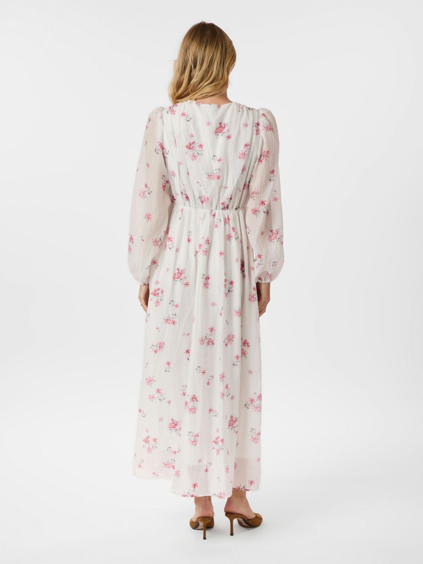 Silfi Flower Print Dress Pink - Kjoler