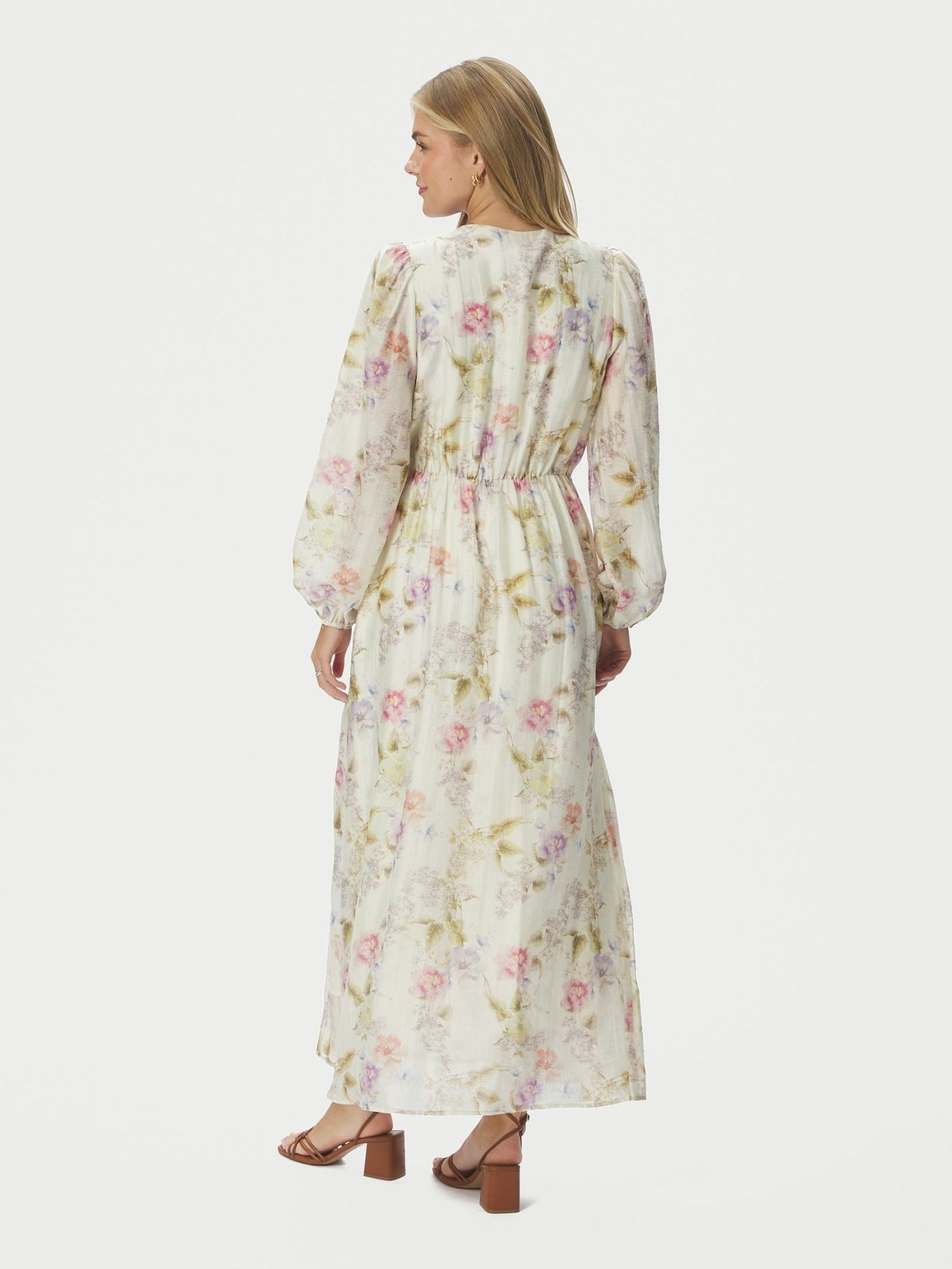 Silfi Vintage Flower Dress - Kjoler