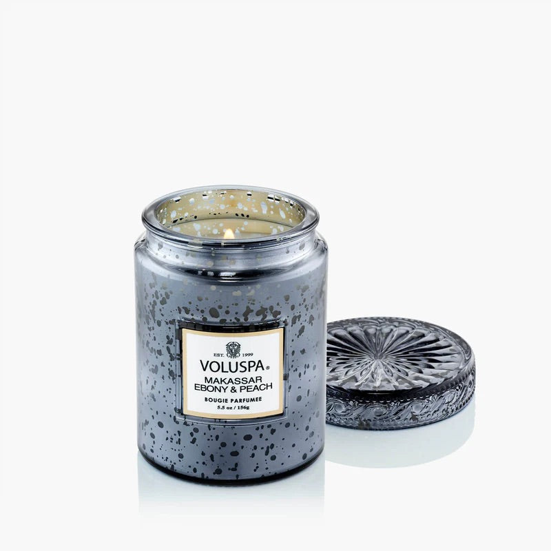 Small Jar Candle 156g - Makassar Ebony & Peach - Tilbehør