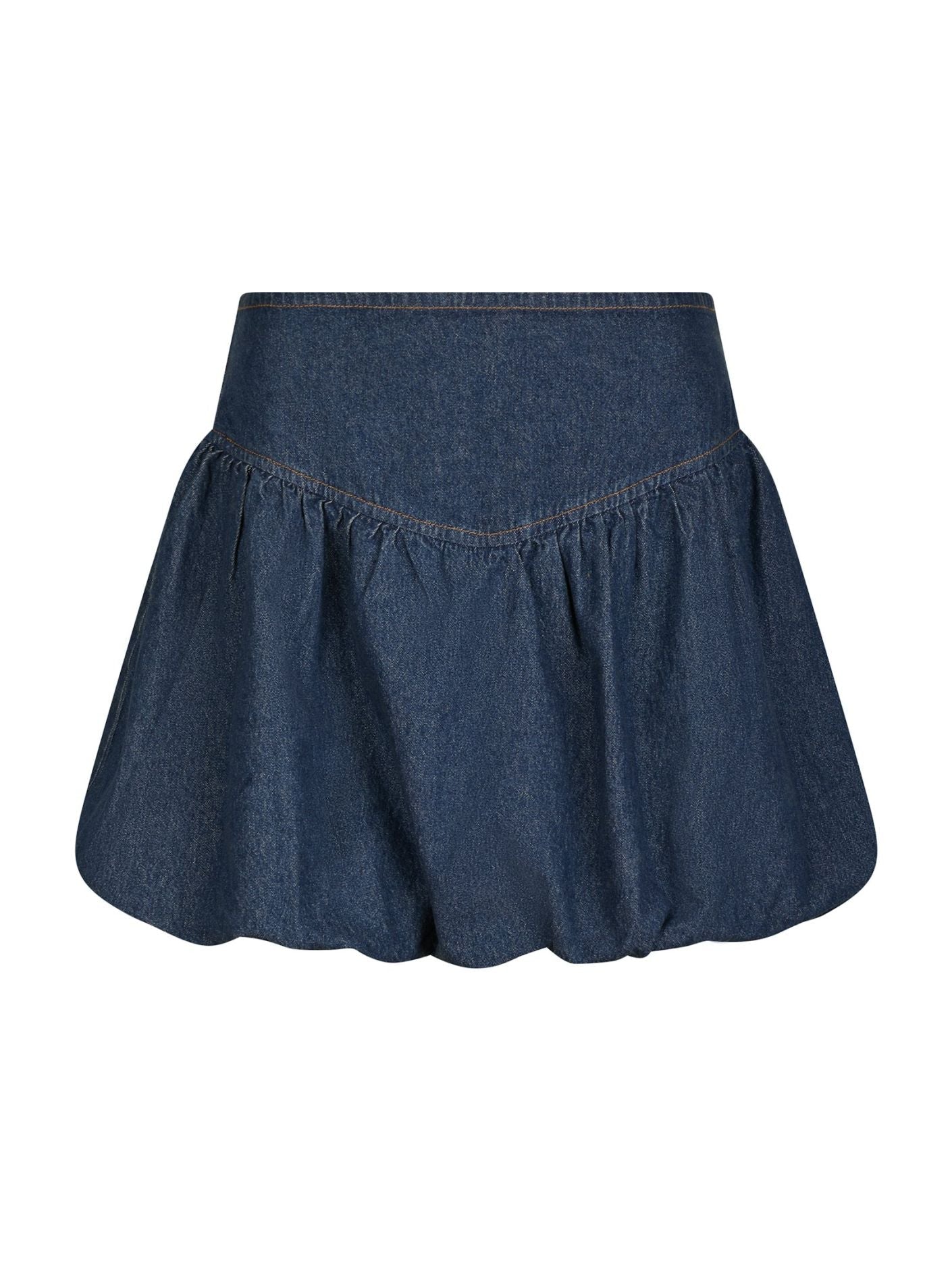 Solar Denim Balloon Skirt - Skjørt