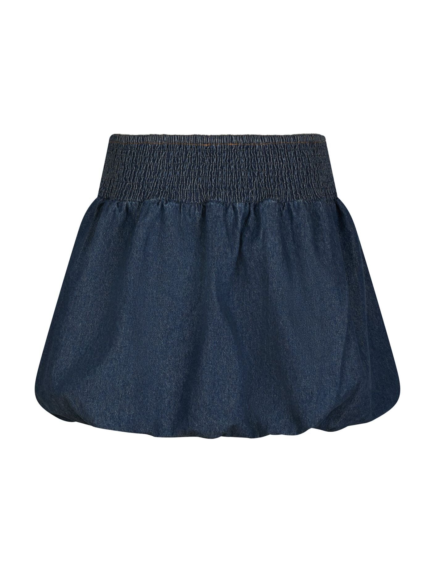 Solar Denim Balloon Skirt - Skjørt