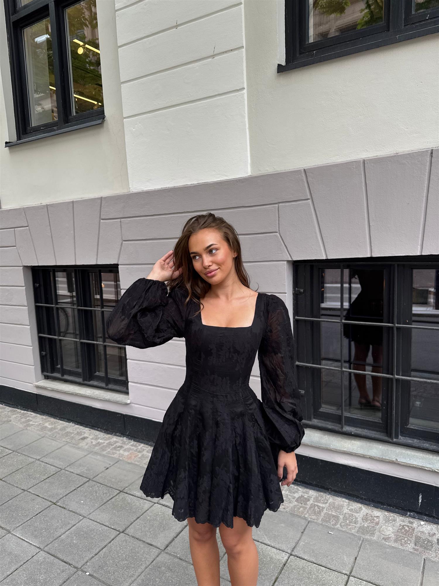 Sophie Lace Dress - Svart - Kjoler