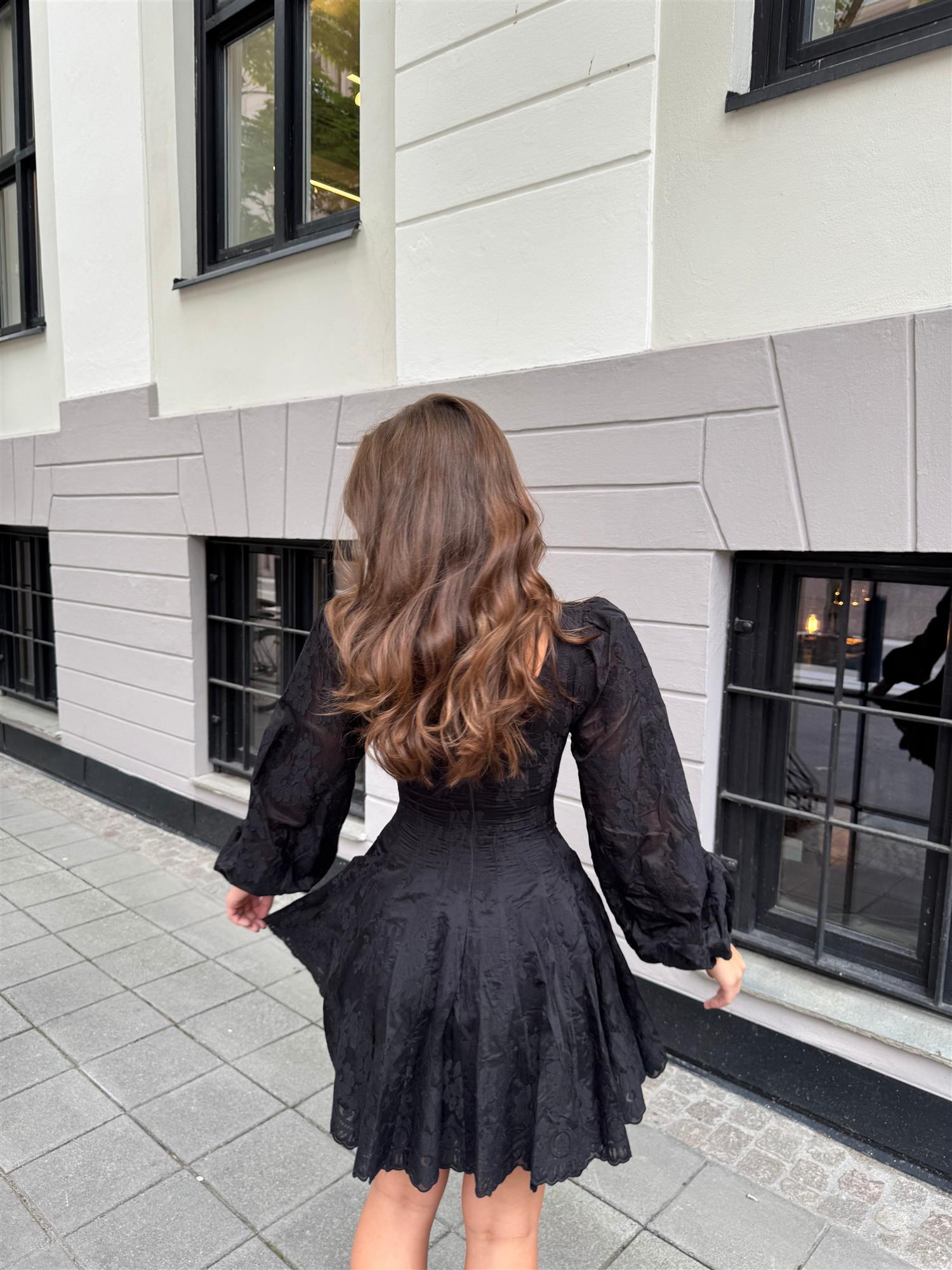 Sophie Lace Dress - Svart - Kjoler