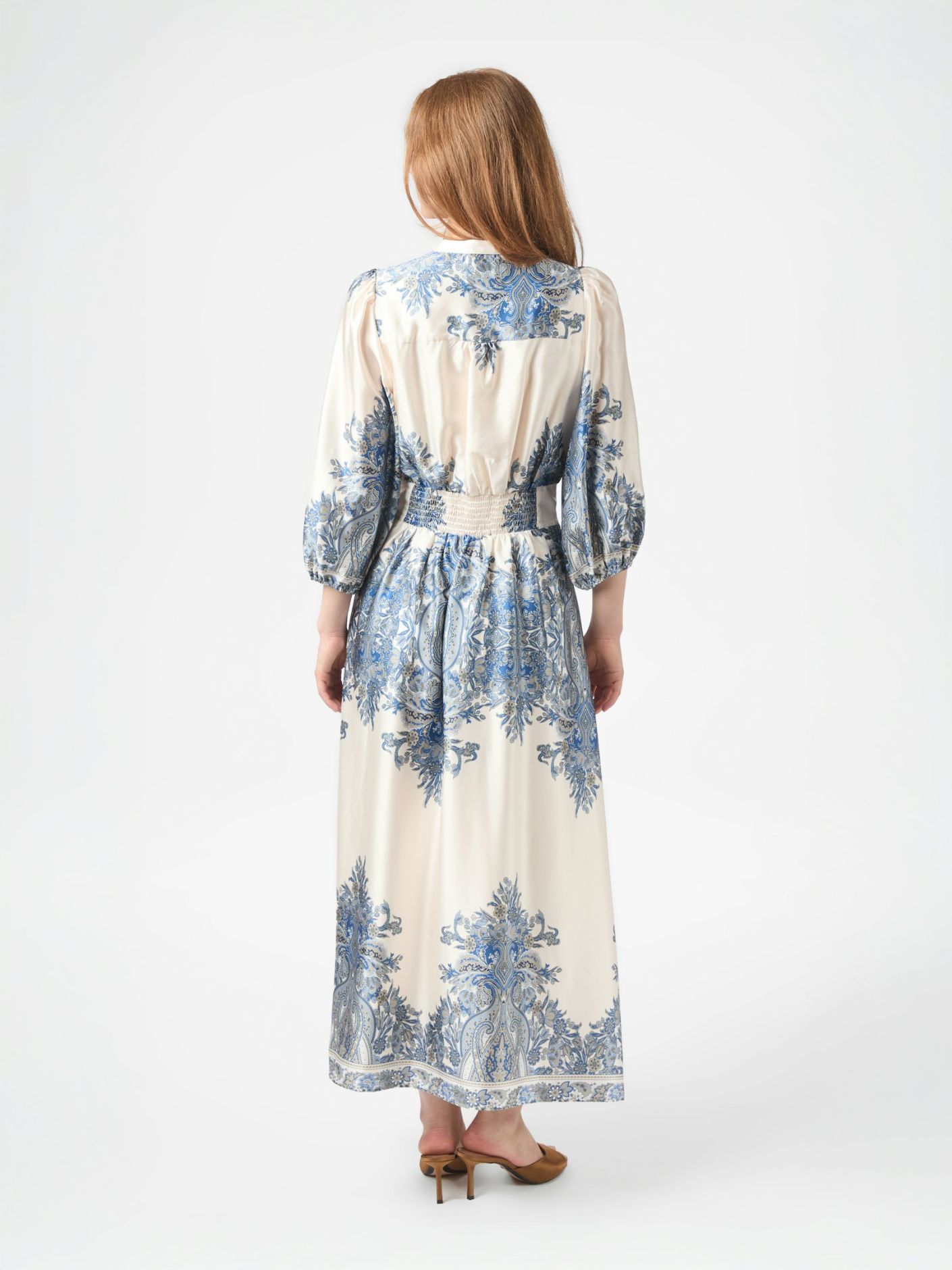 Stellar Paisley Border Dress - Kjoler