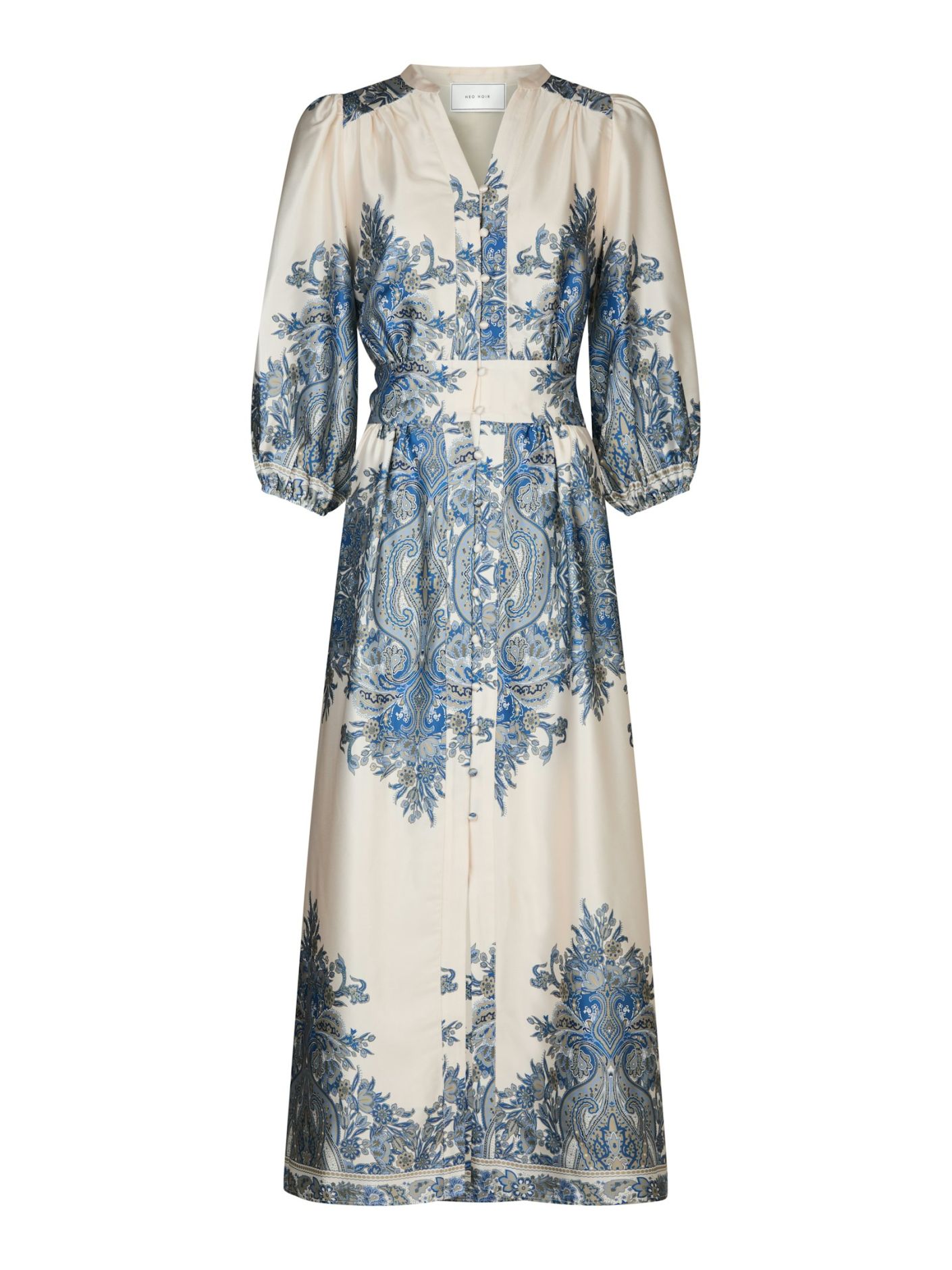 Stellar Paisley Border Dress - Kjoler