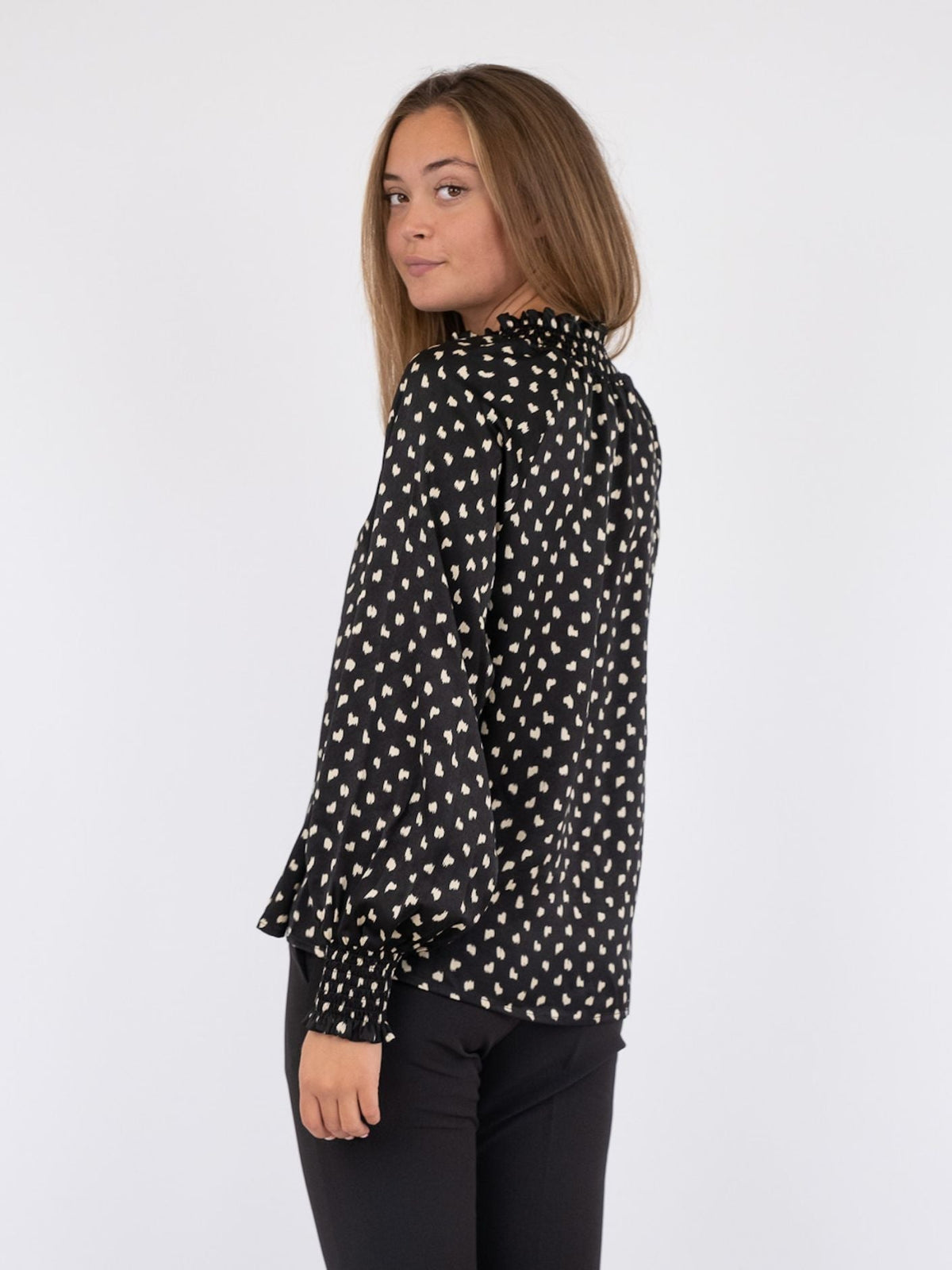 Stone Fading Ink Blouse - 34 - Overdeler