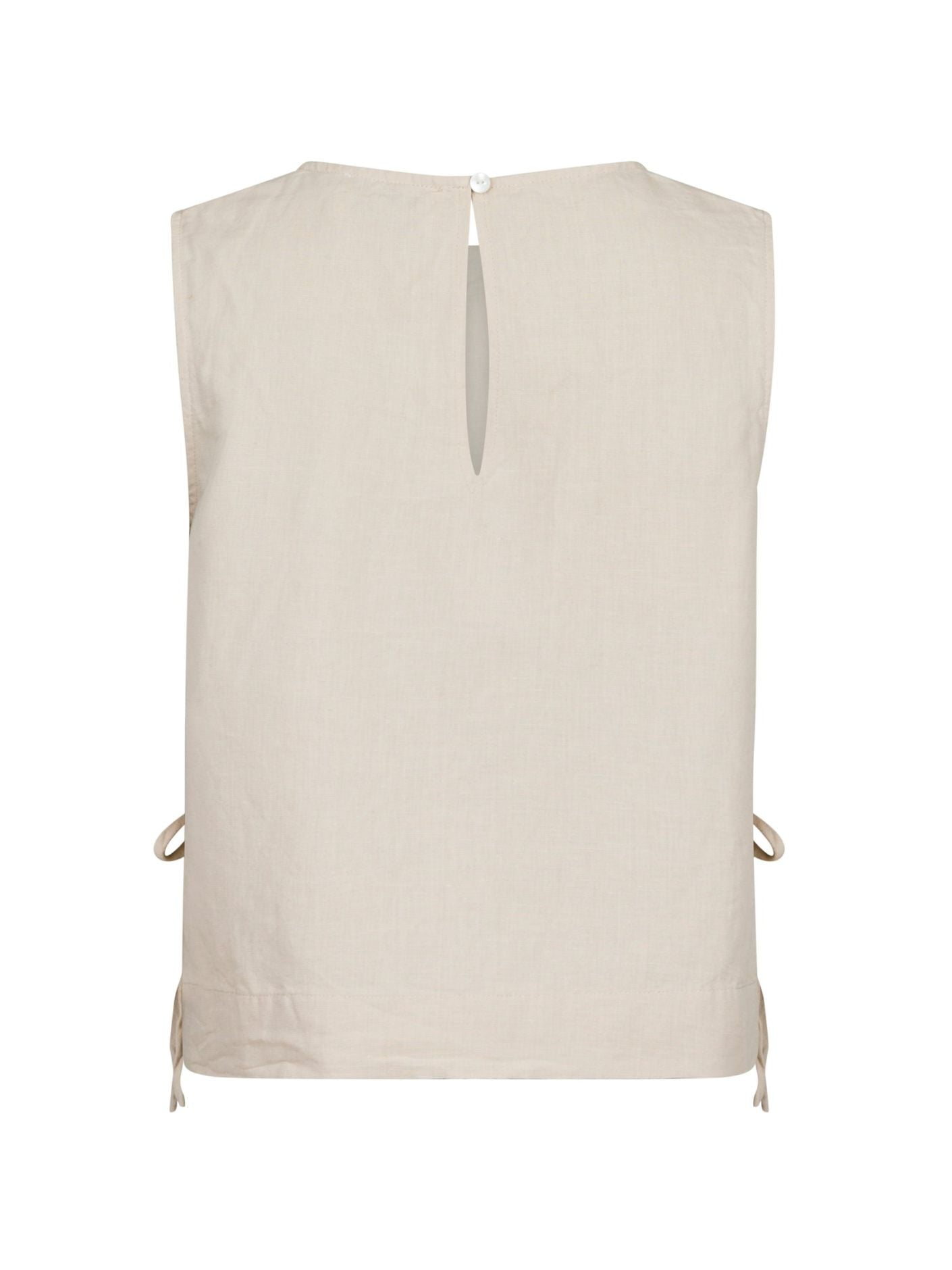 Svetlana Linen Top - Overdeler