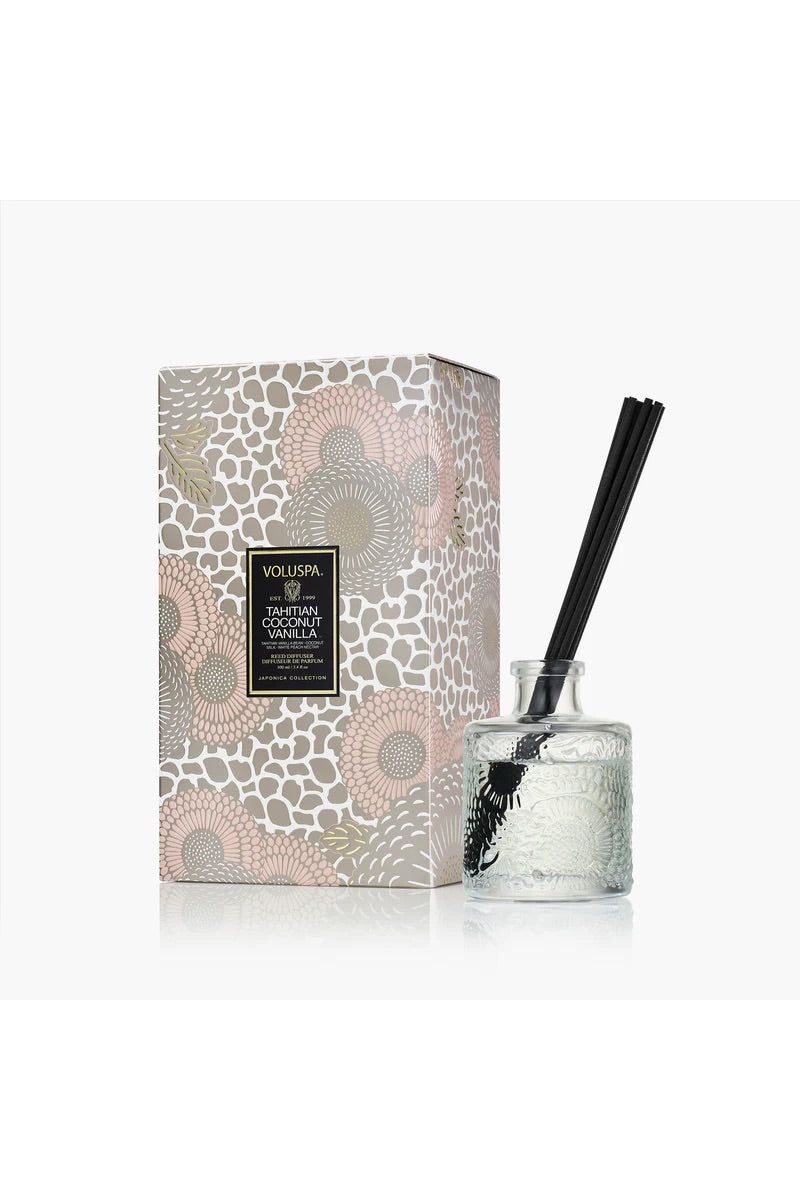 Tahitian Coconut Vanilla Reed Diffuser 100ml - Tilbehør