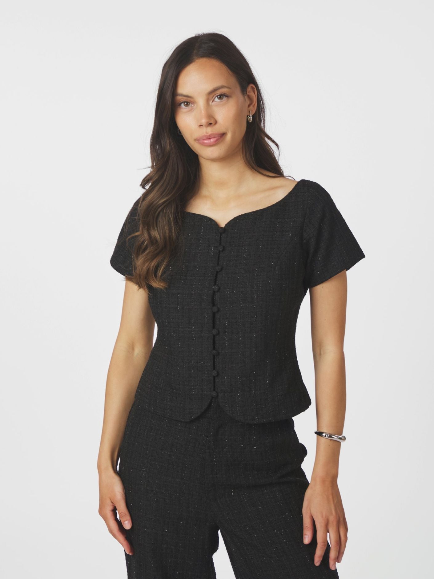 Tango Boucle Top - Overdeler