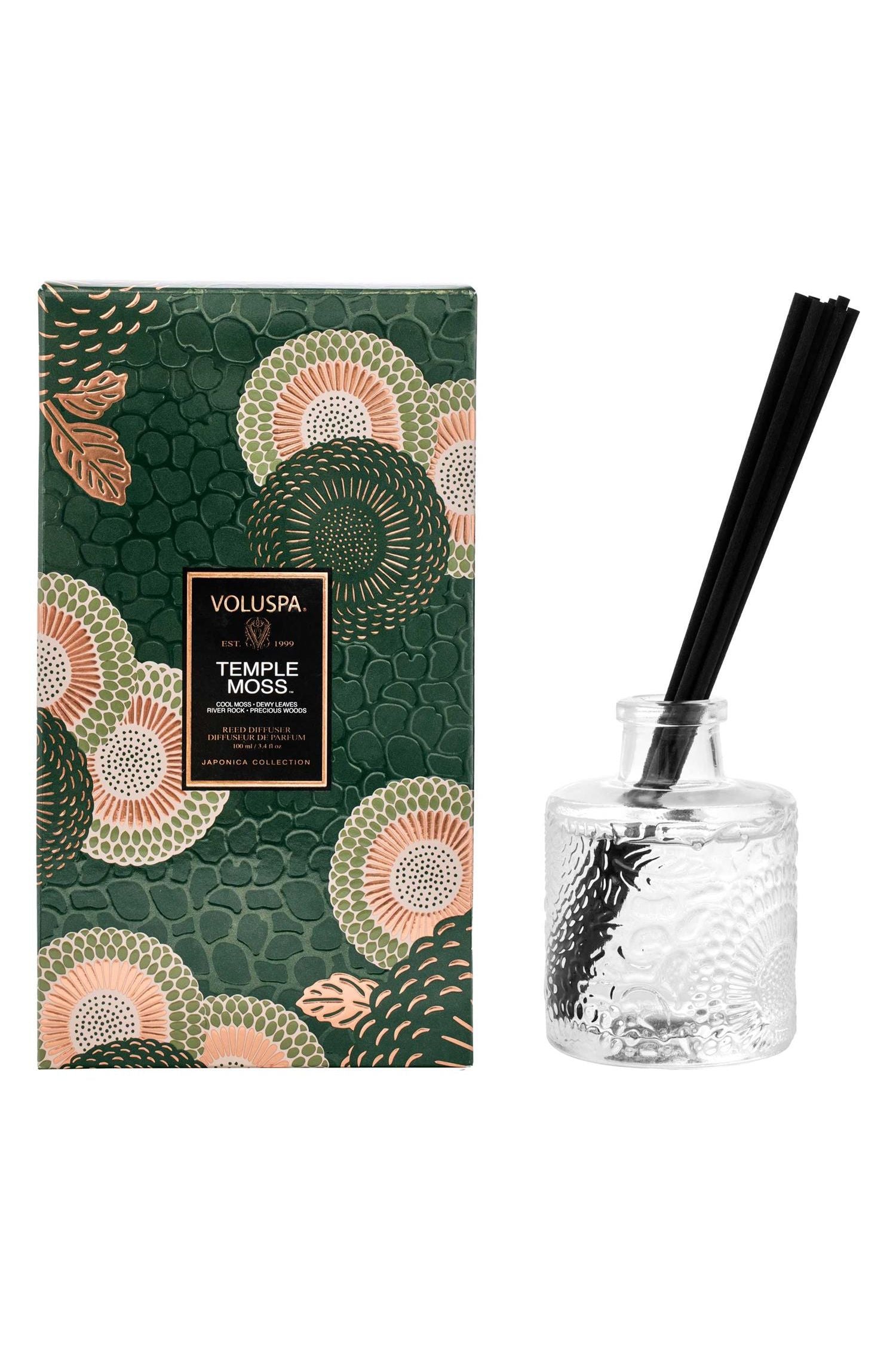 Temple Moss Reed Diffuser 100ml - Tilbehør