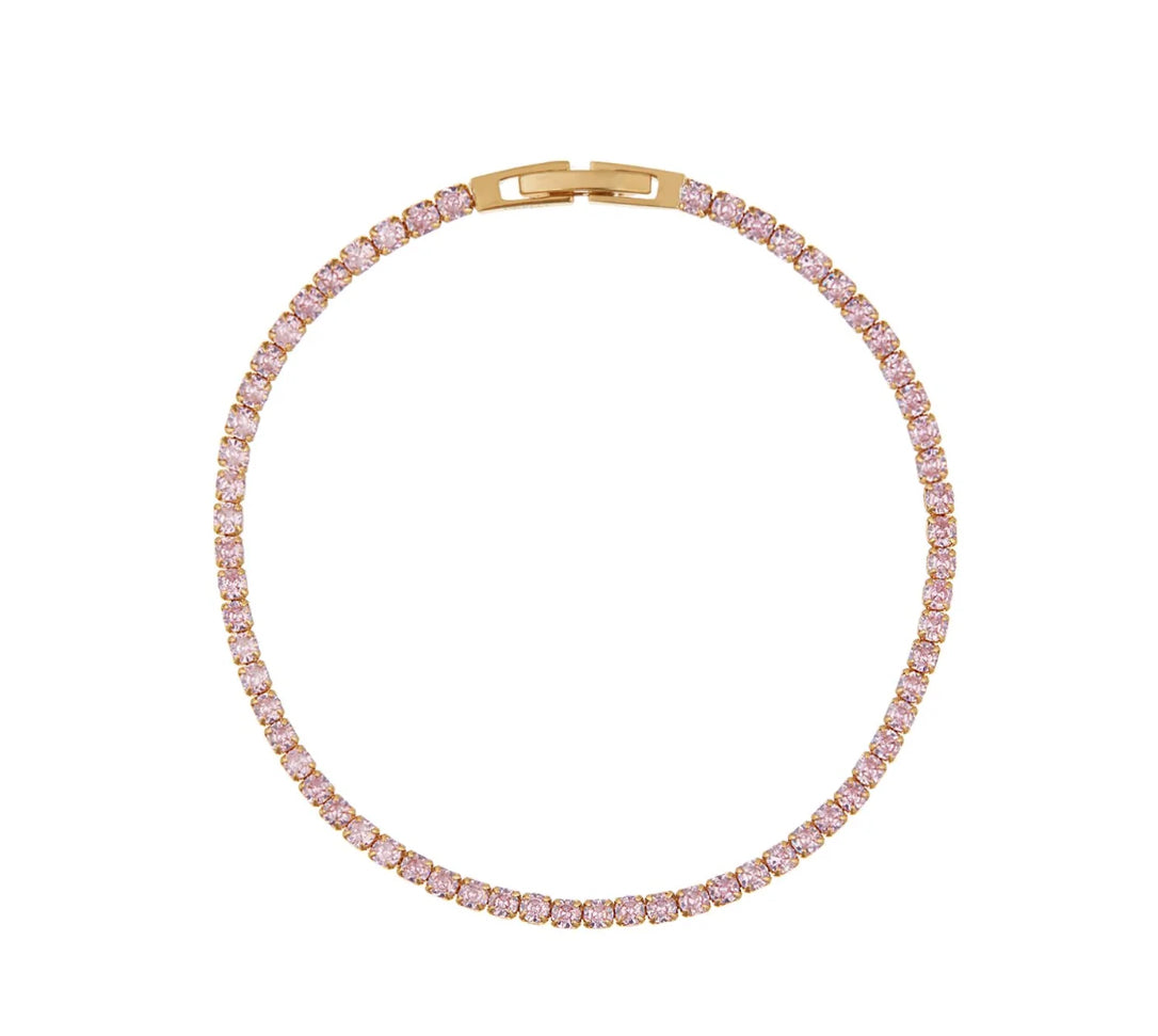 Tennis Bracelet Light Pink - Tilbehør