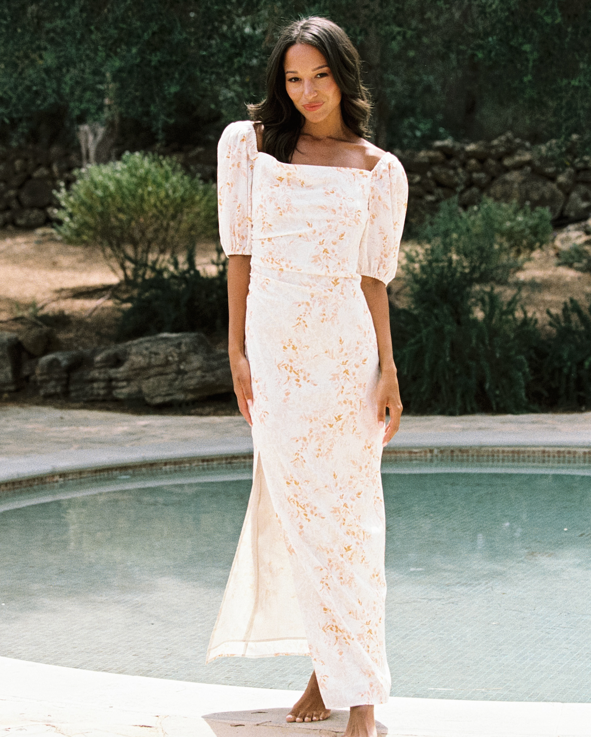 Tia Lune Midi Dress Kjoler