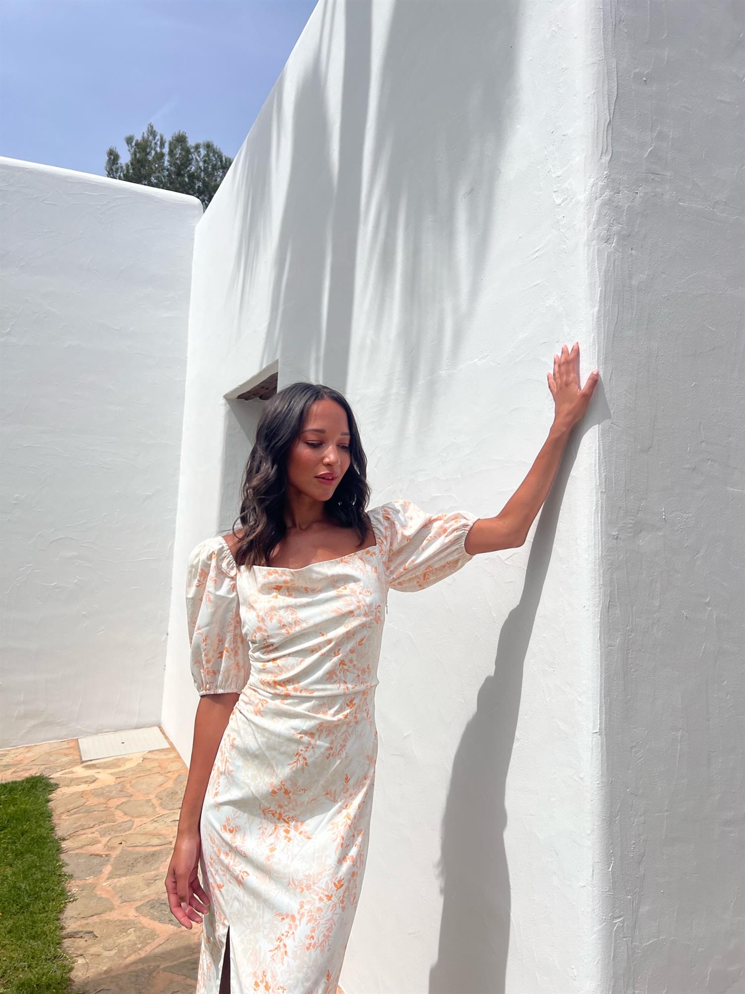 Tia Lune Midi Dress Kjoler