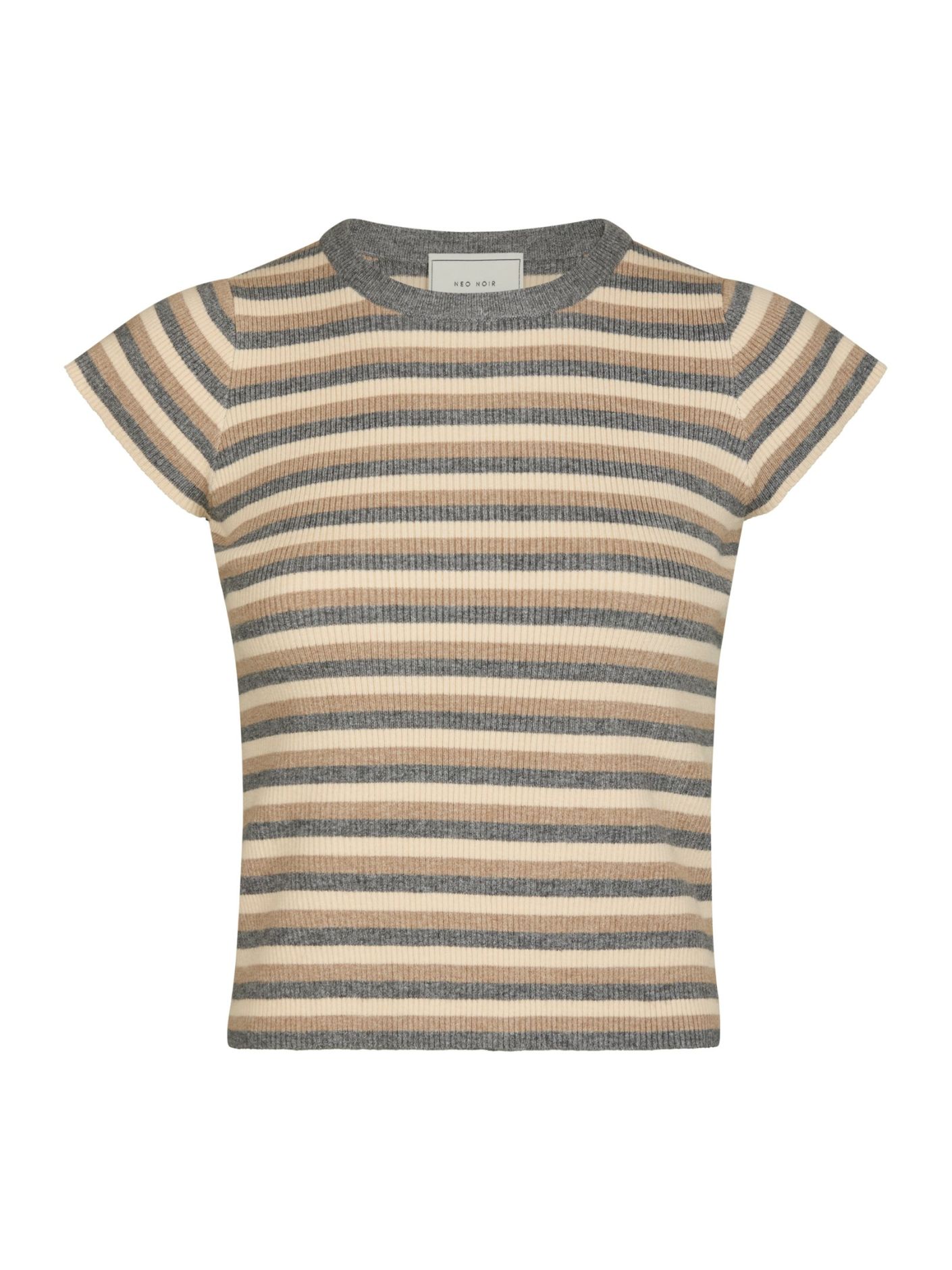 Tirra Simple Stripe Knit Top - Overdeler