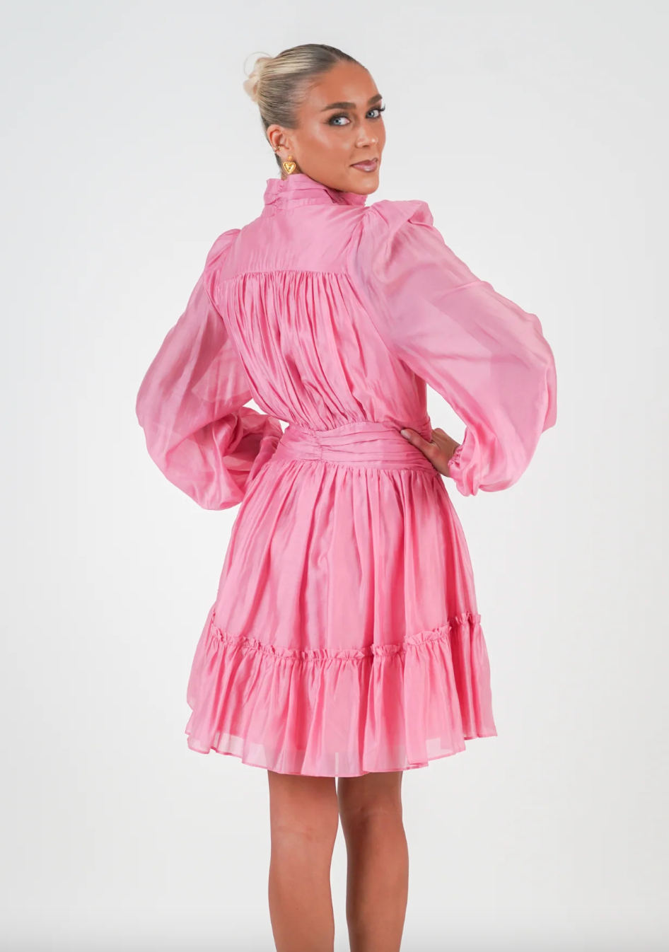 Vanity Short Dress - Watermelon - Kjoler