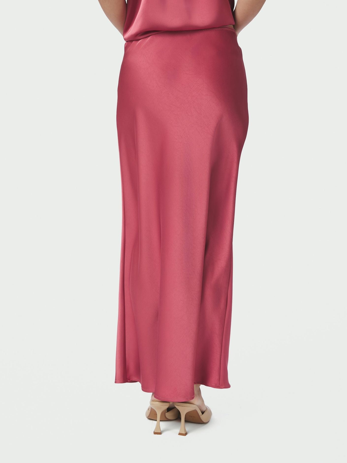 Vicky Heavy Sateen Skirt - Skjørt