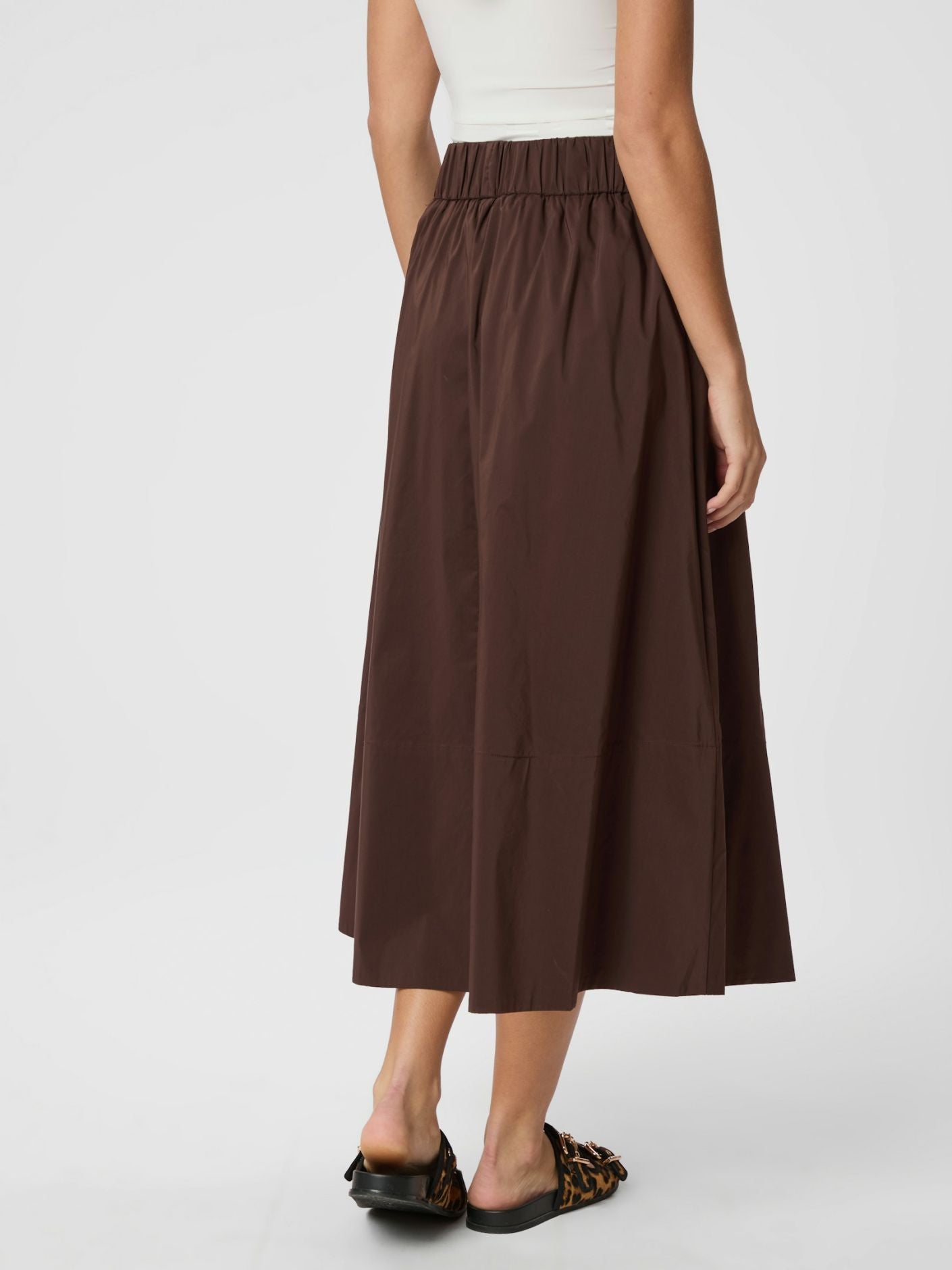 Yara Long Poplin Skirt - Skjørt