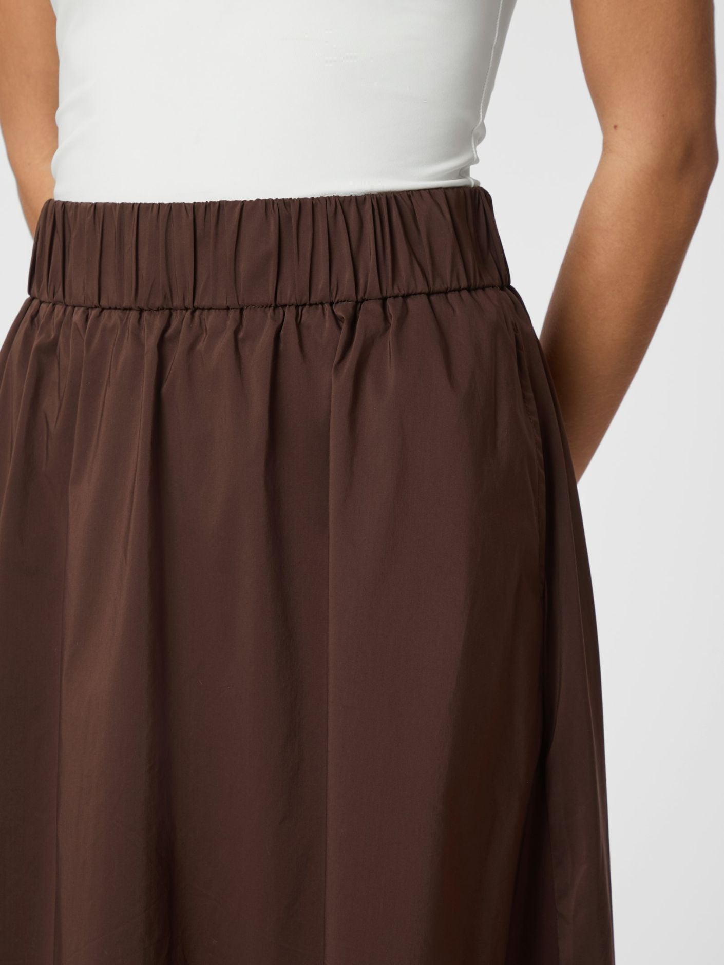 Yara Long Poplin Skirt Skjørt