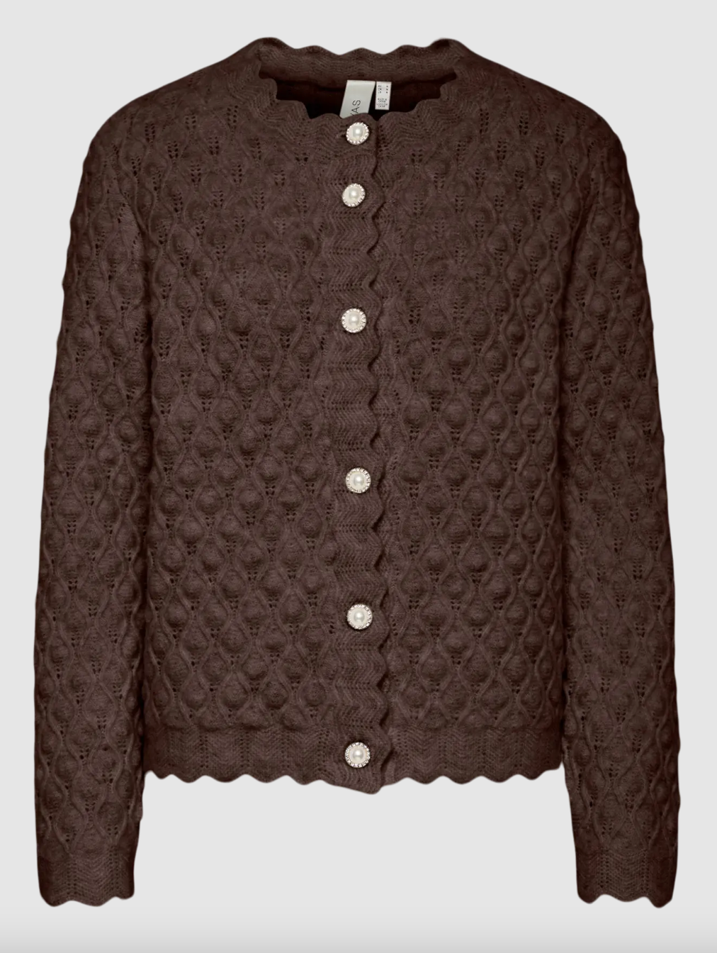 Yasbubble LS Knit Cardigan Overdeler