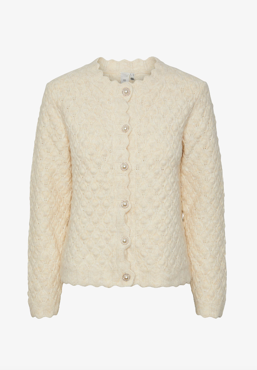 Yasbubble LS Knit Cardigan Overdeler