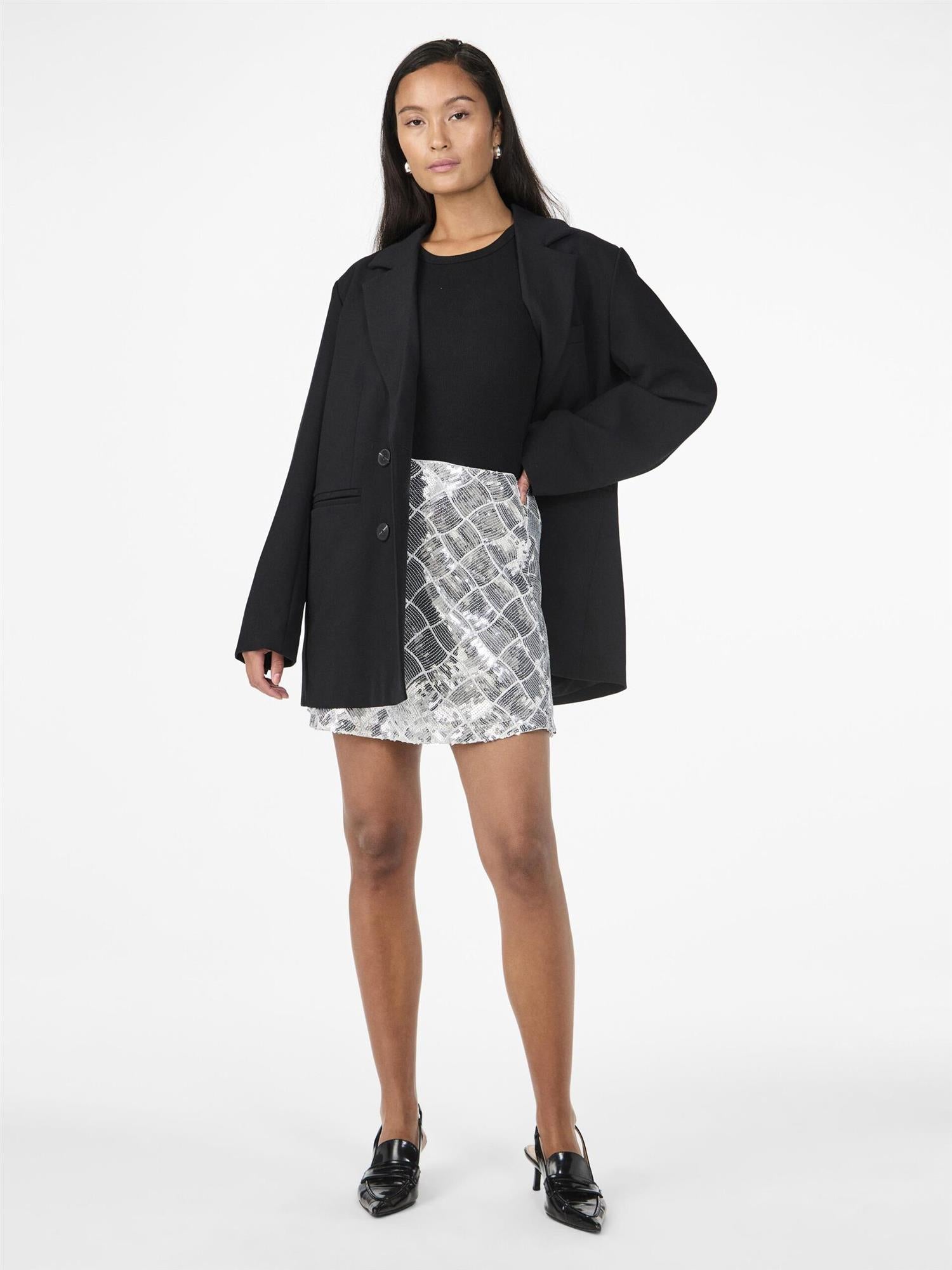 Yaschekka HW Sequin Mini Skirt - Skjørt