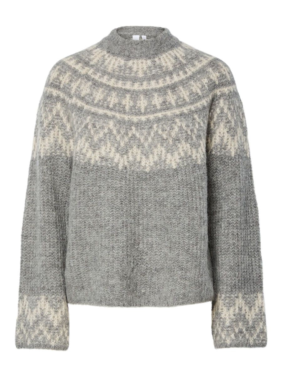 Yasliri LS Wool Blend Knit Pullover - Overdeler