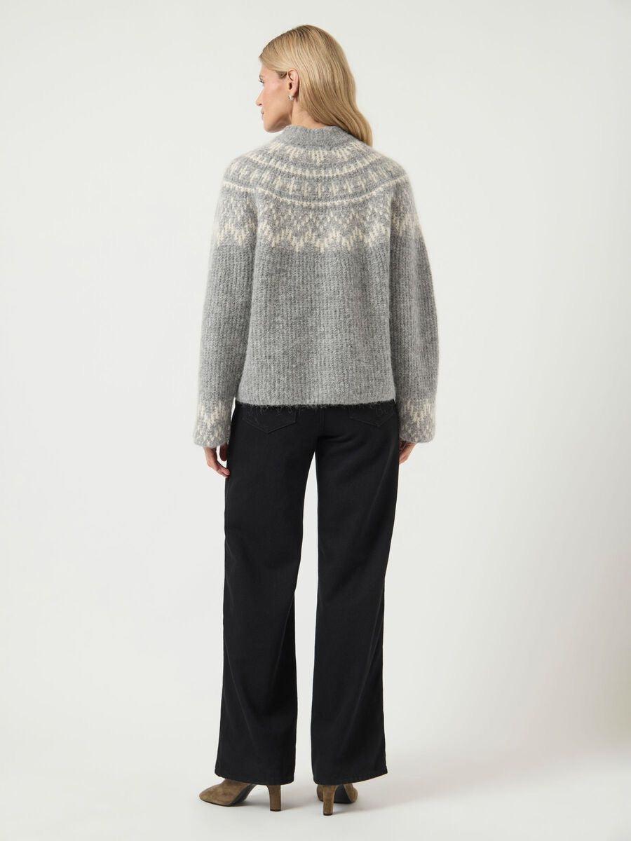 Yasliri LS Wool Blend Knit Pullover - Overdeler