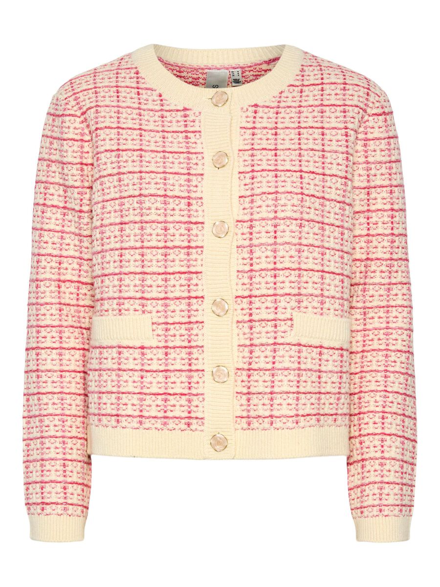 Yaslivia LS Short Knit Cardigan - Overdeler
