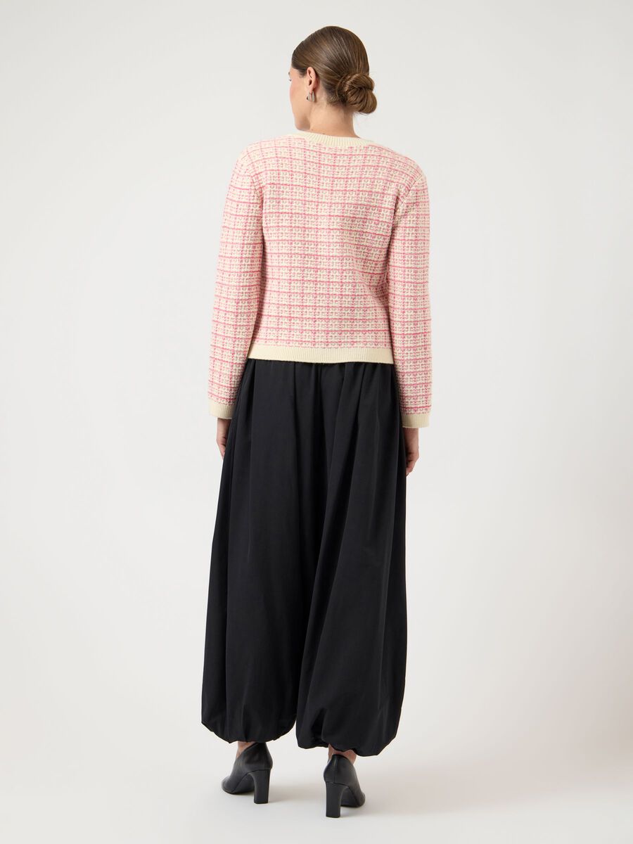 Yaslivia LS Short Knit Cardigan - Overdeler