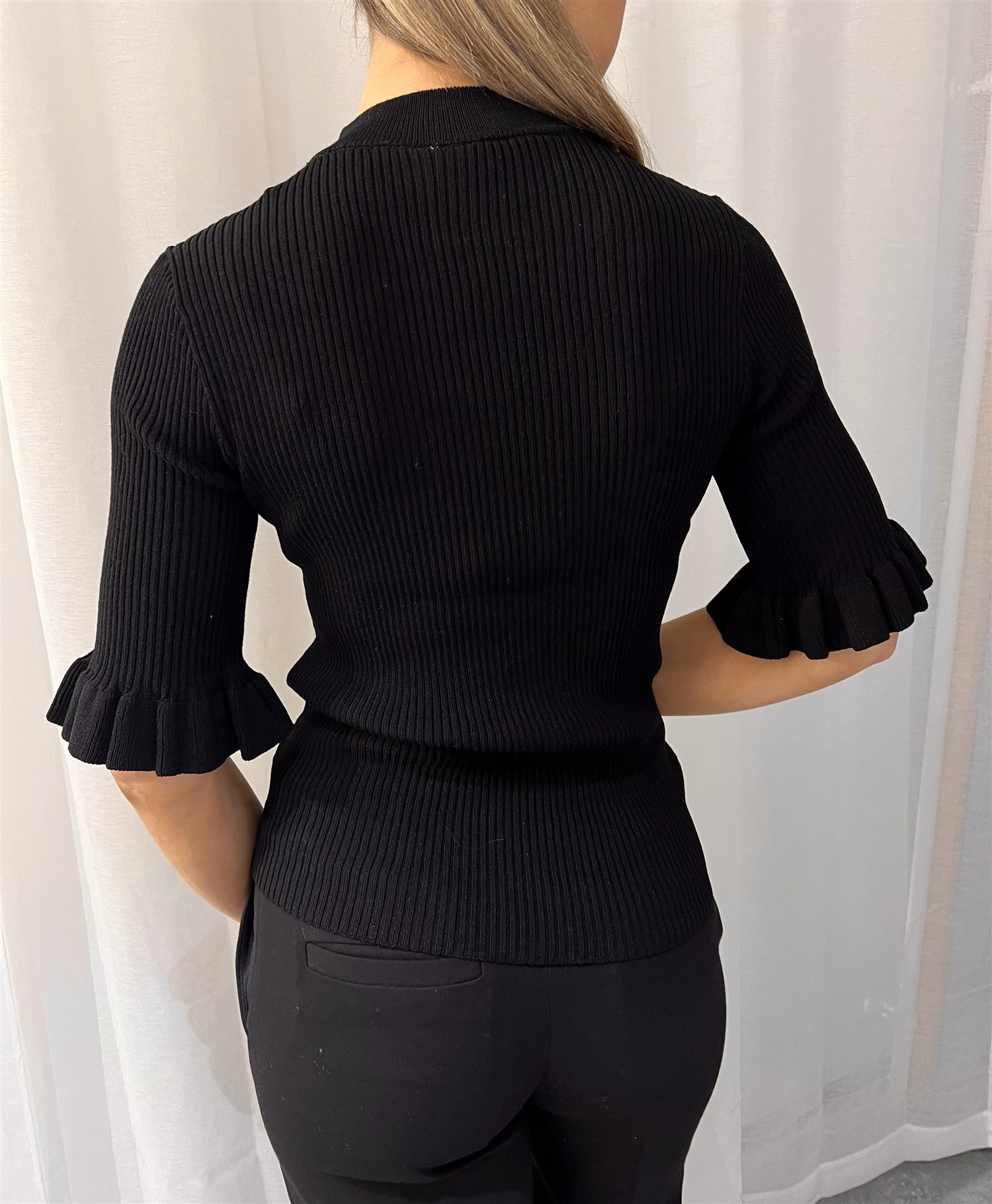 Yasmikke SS Knit Top S Overdeler