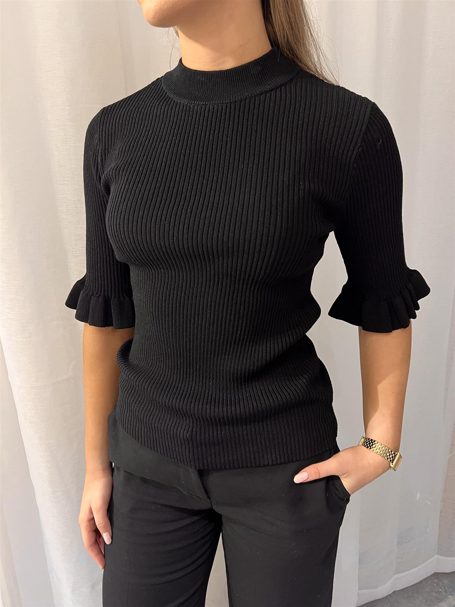Yasmikke SS Knit Top S Overdeler