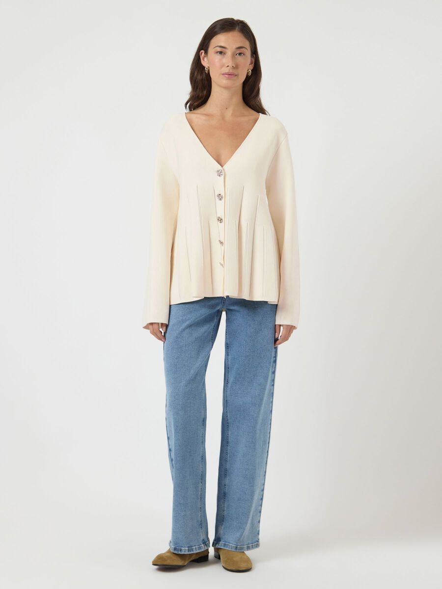 Yasmikla LS Knit Cardigan - Overdeler