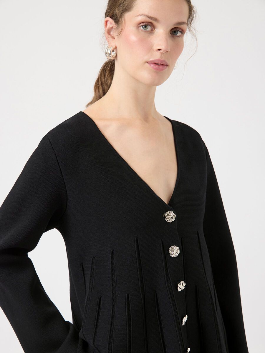 Yasmikla LS Knit Cardigan - Overdeler