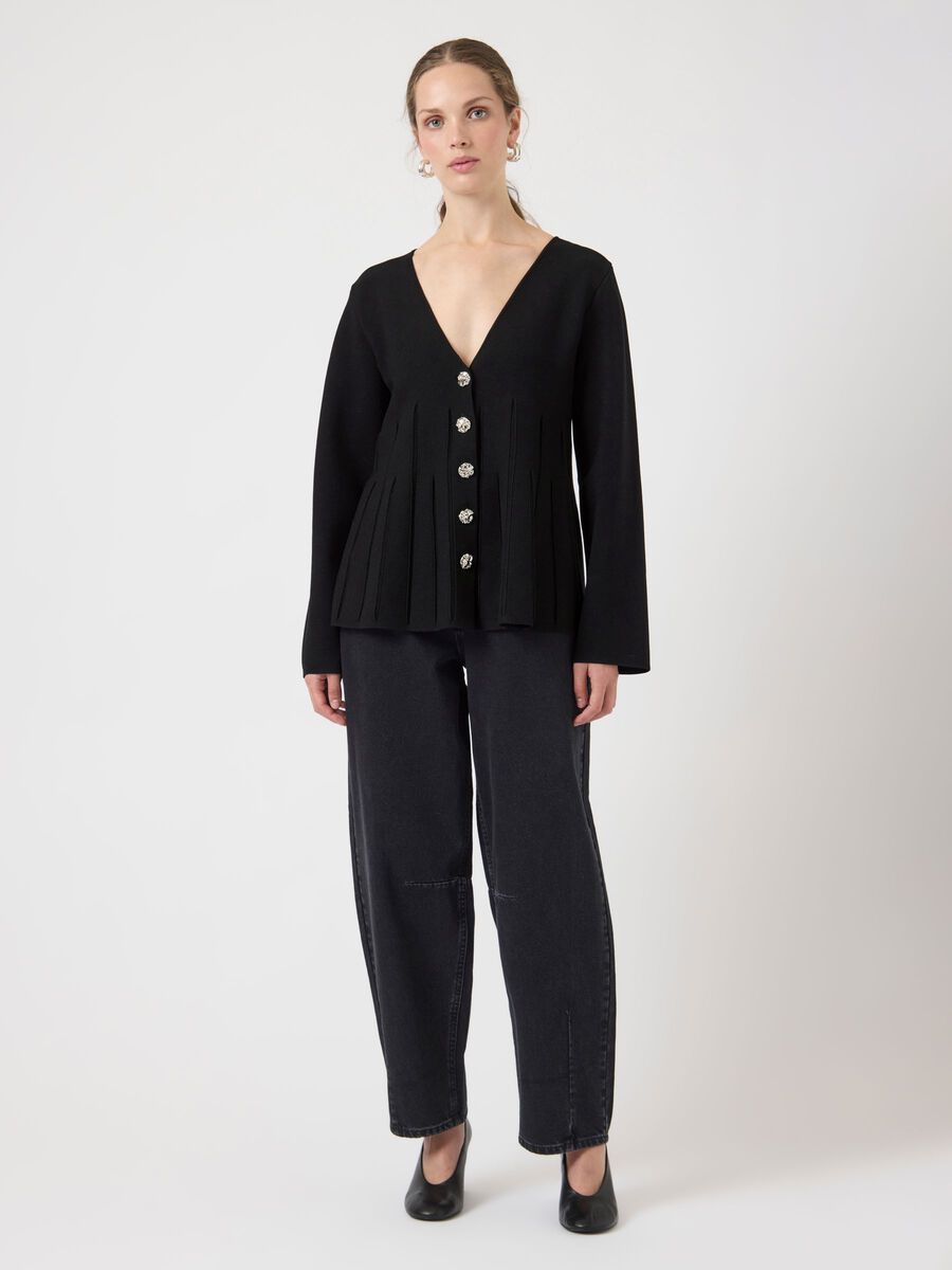 Yasmikla LS Knit Cardigan - Overdeler