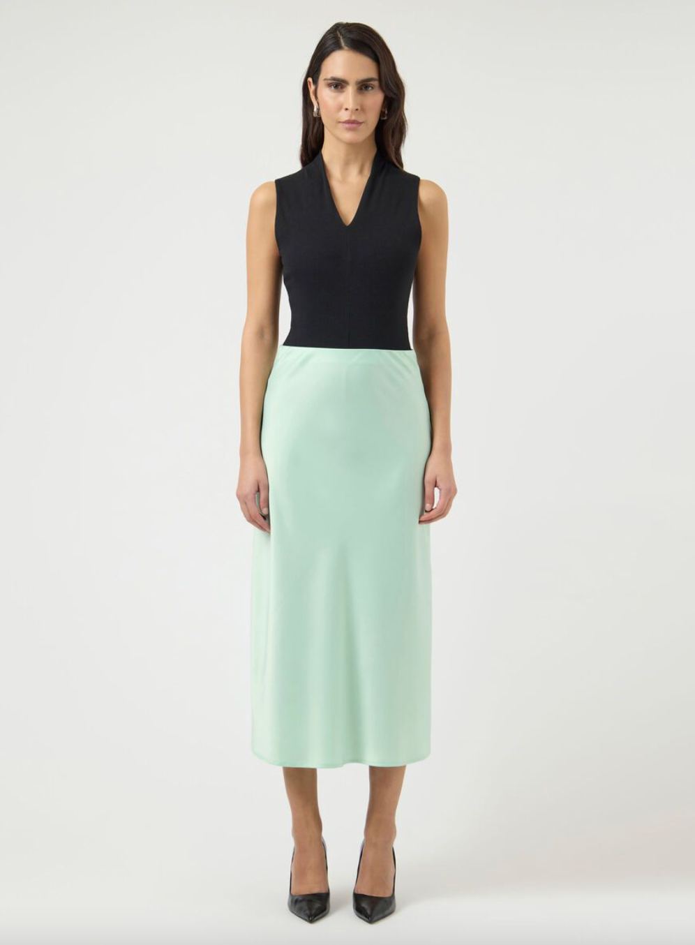 Yaspella HW Midi Skirt - Skjørt