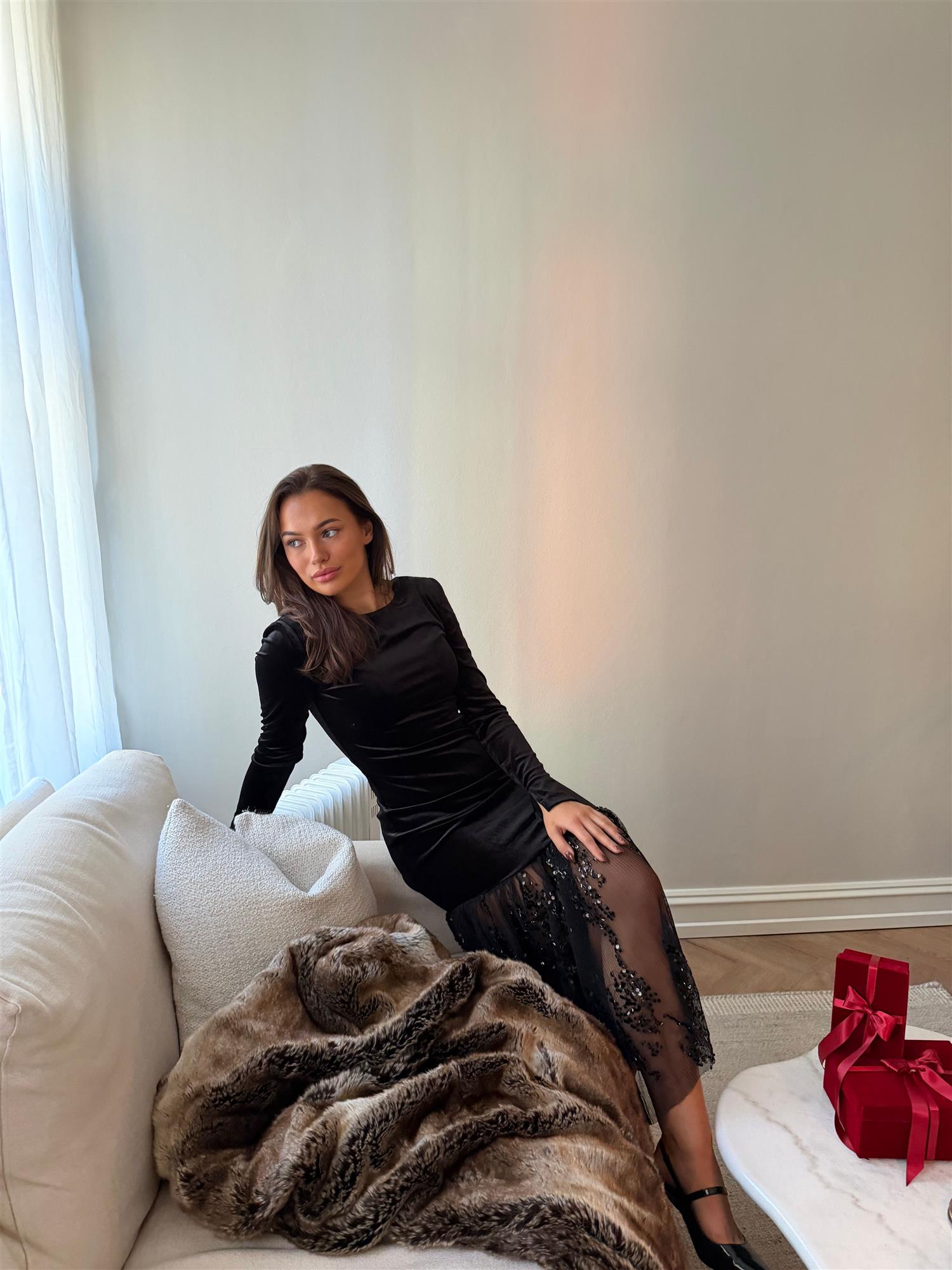 Yastera LS Long Dress - Kjoler