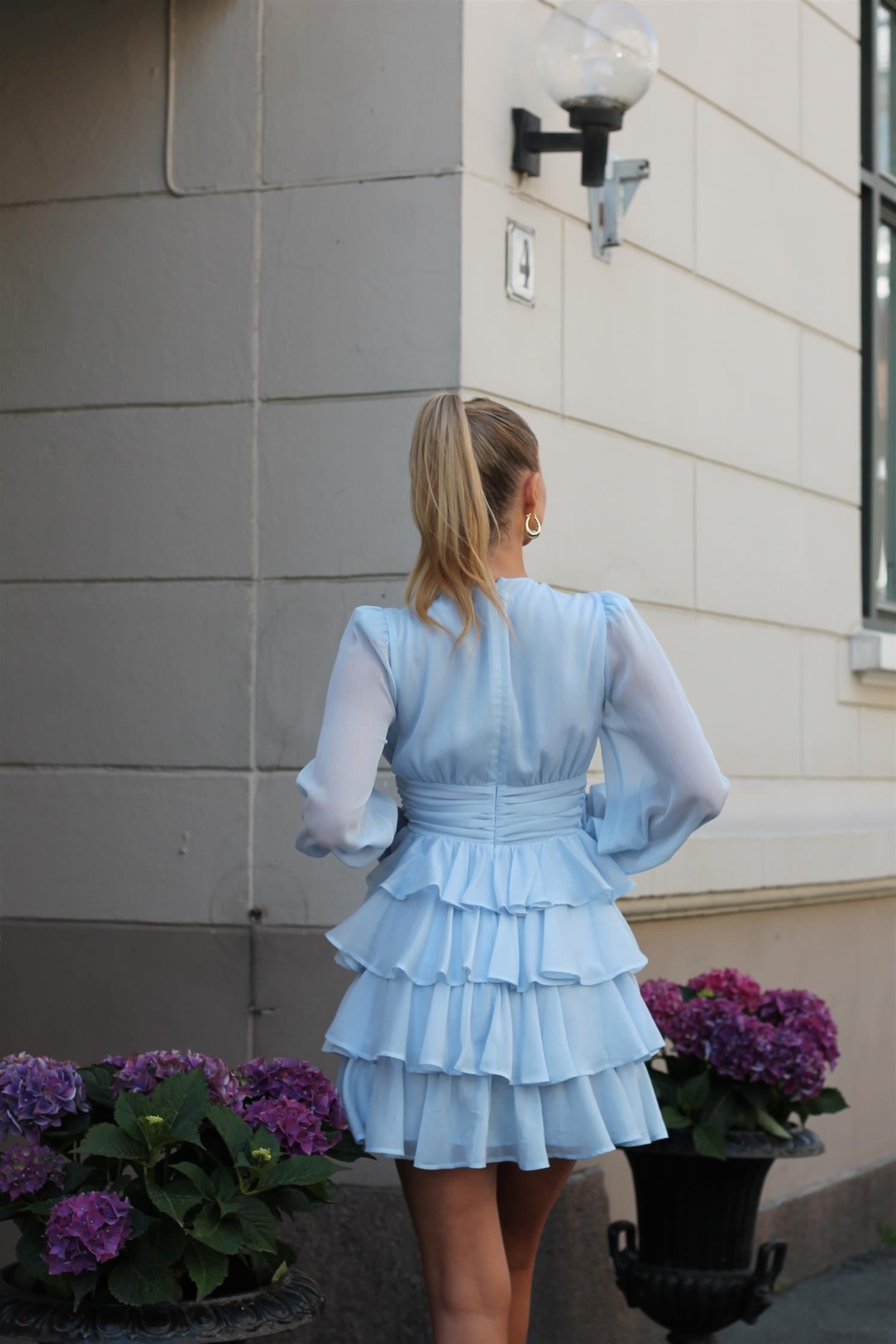Zahra Dress Light Blue Kjoler