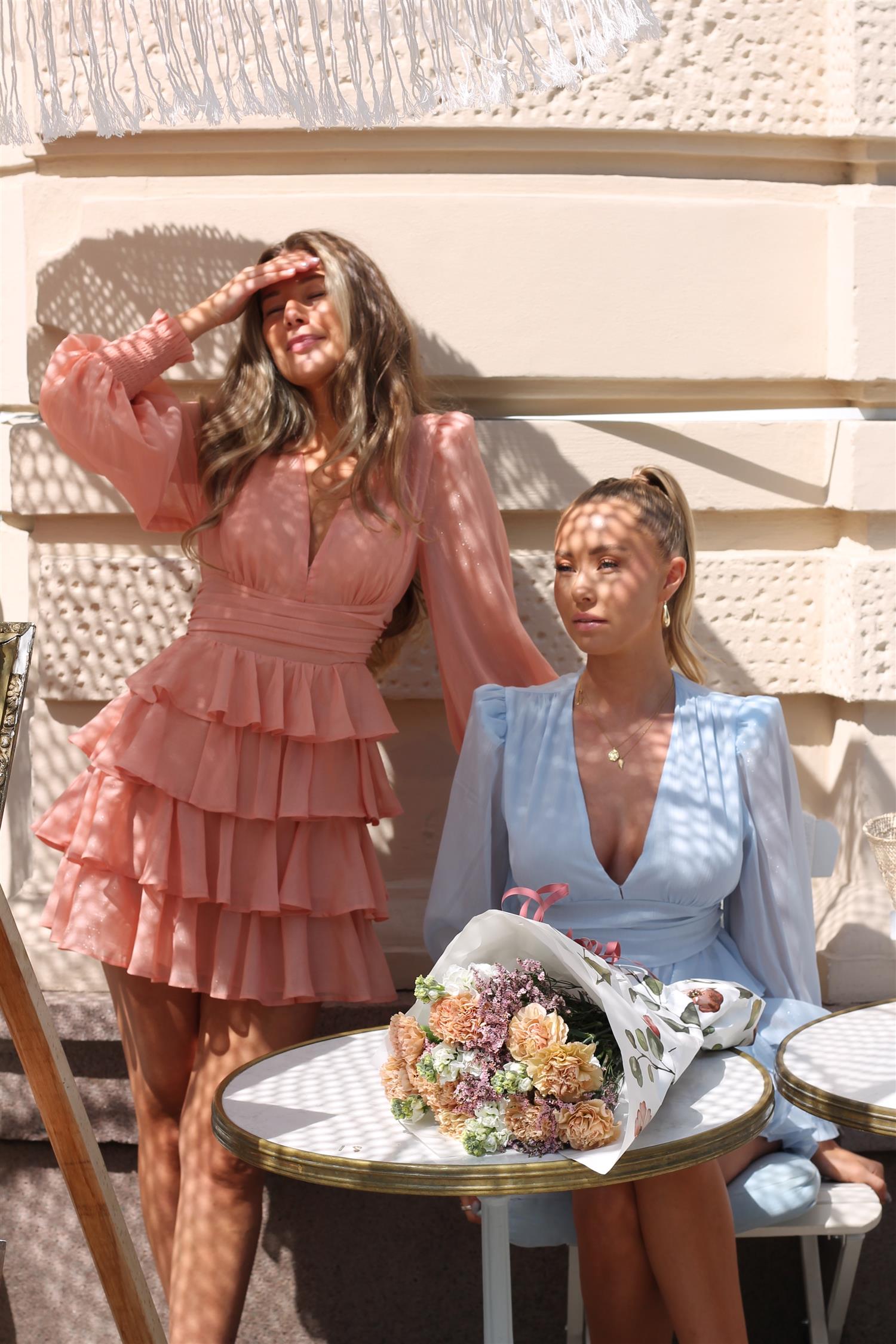 Zahra Dress - Peach - Kjoler