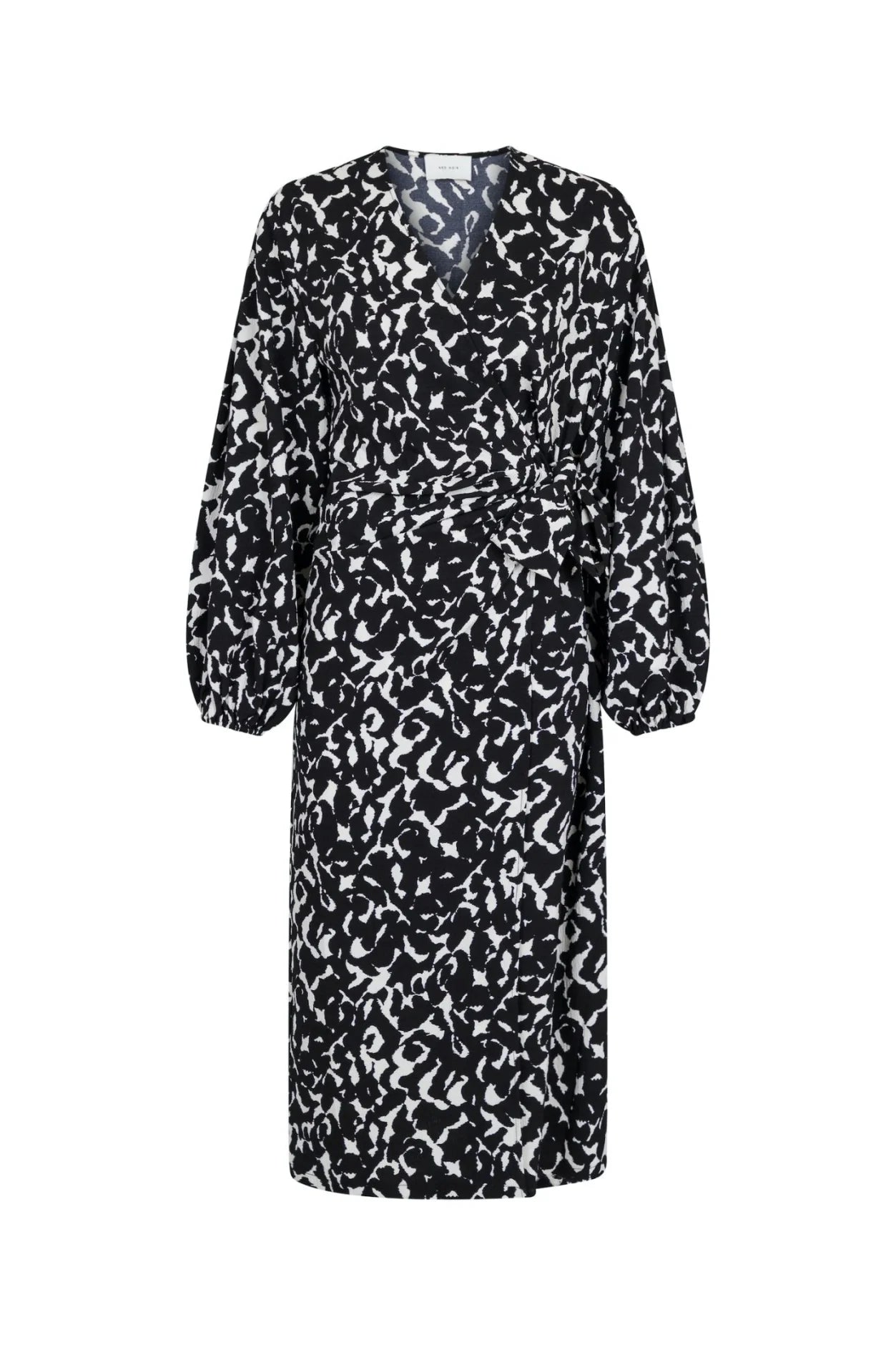 Onasis Graphic Wrap Dress - Kjoler